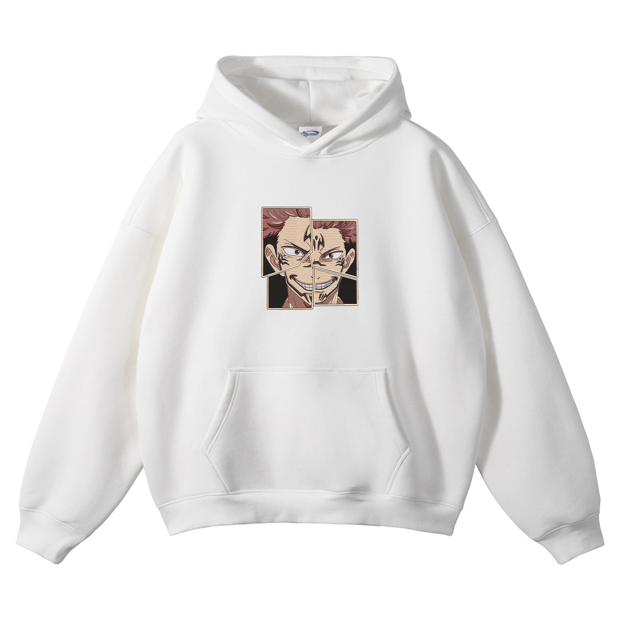 Ryomen Sukuna Embroidered Hoodie