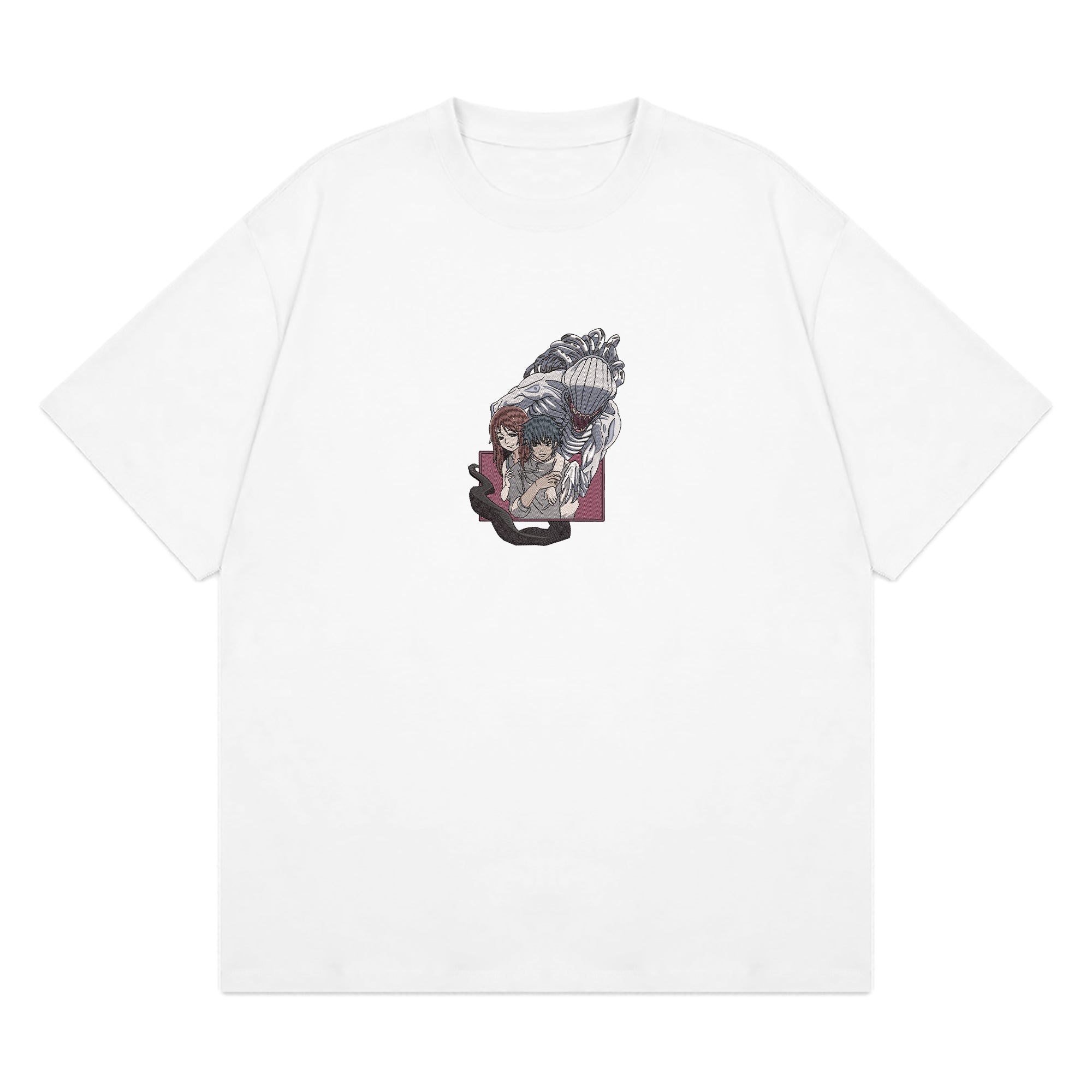 Okkotsu Yuta Orimoto Rika Embroidered T-Shirt