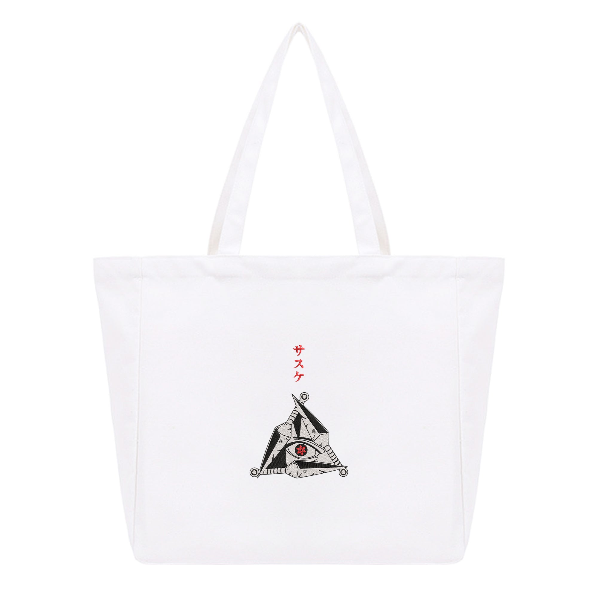 Naruto Embroidery Cotton Tote Bag