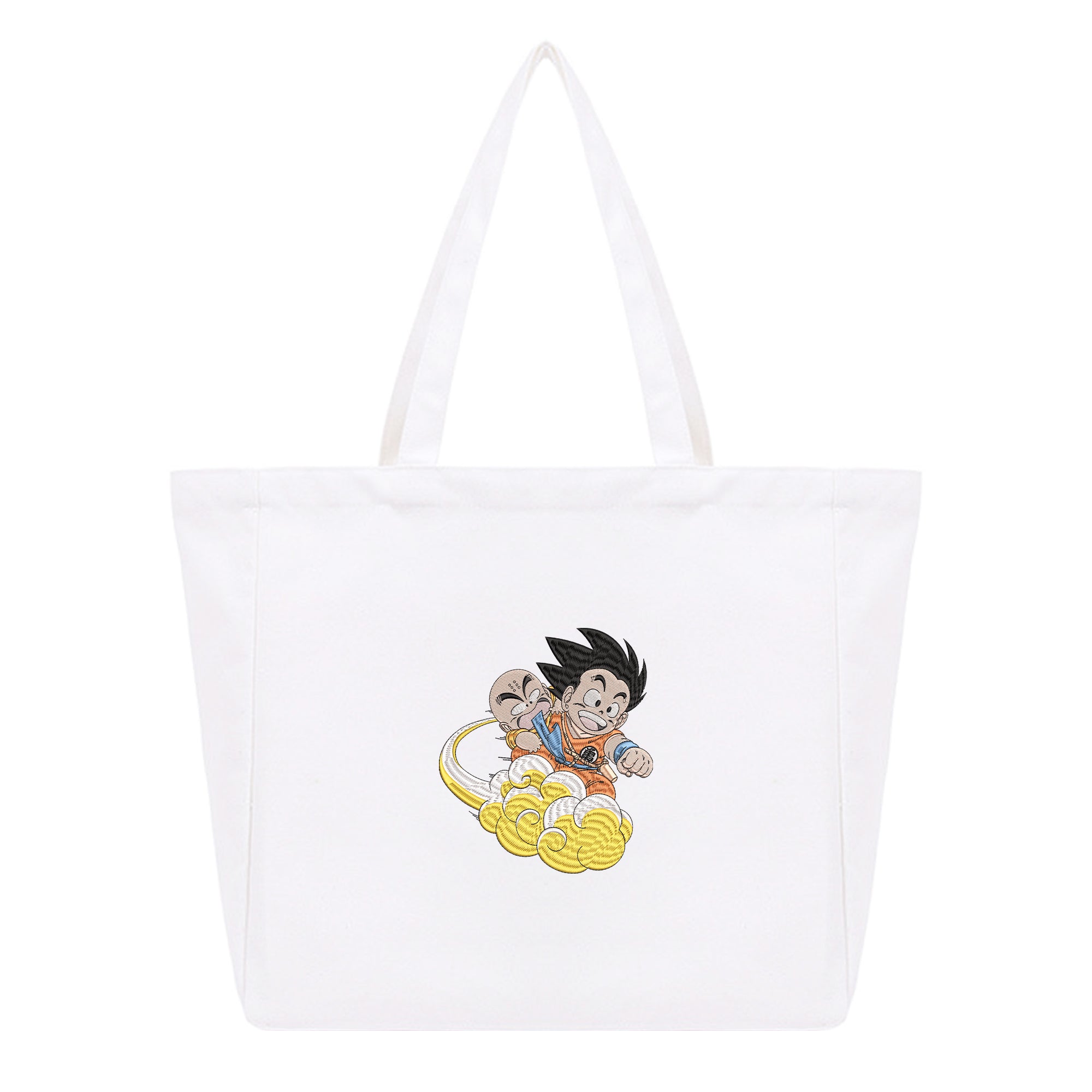 Son Goku Embroidery Cotton Tote Bag