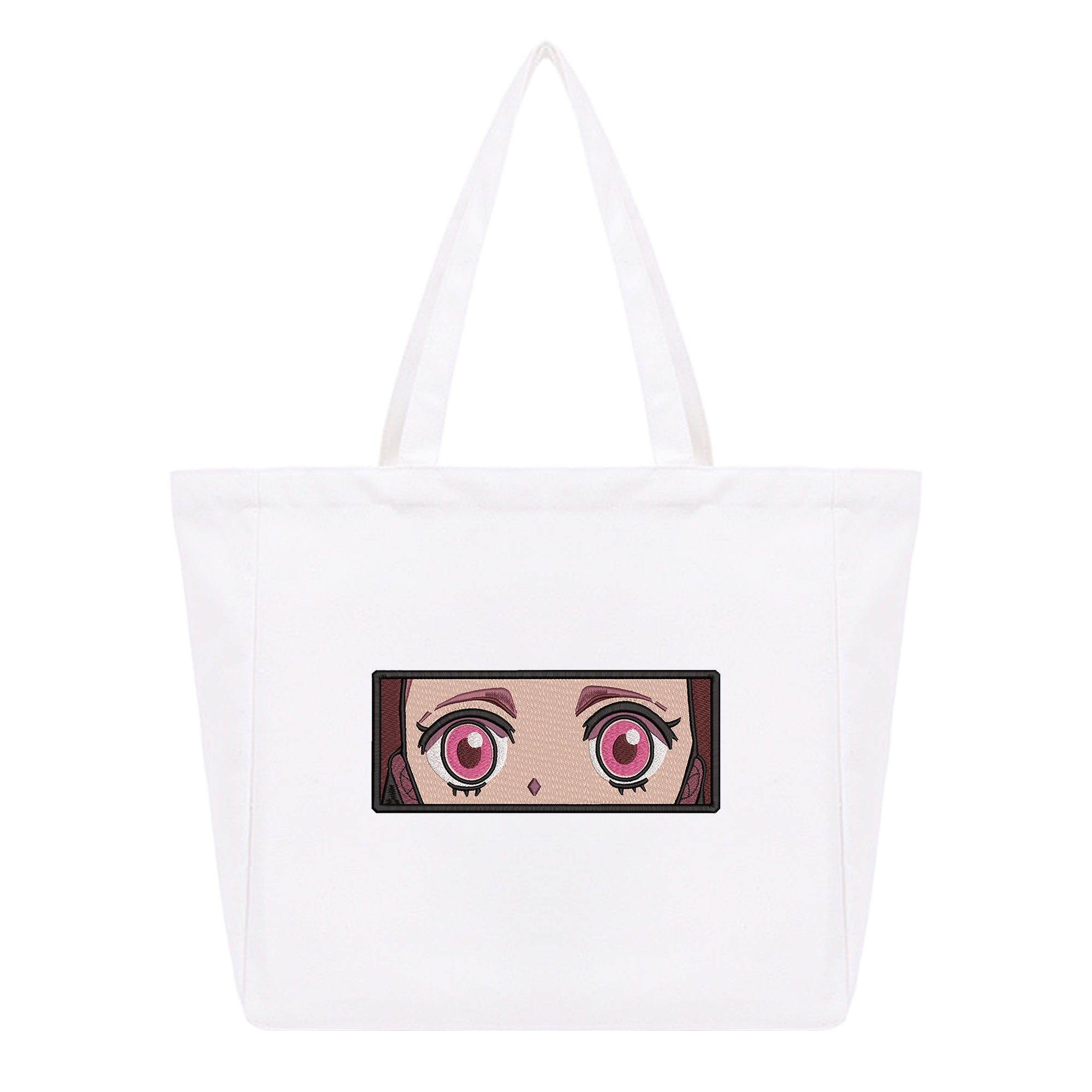 Kamado Nezuko Embroidery Cotton Tote Bag