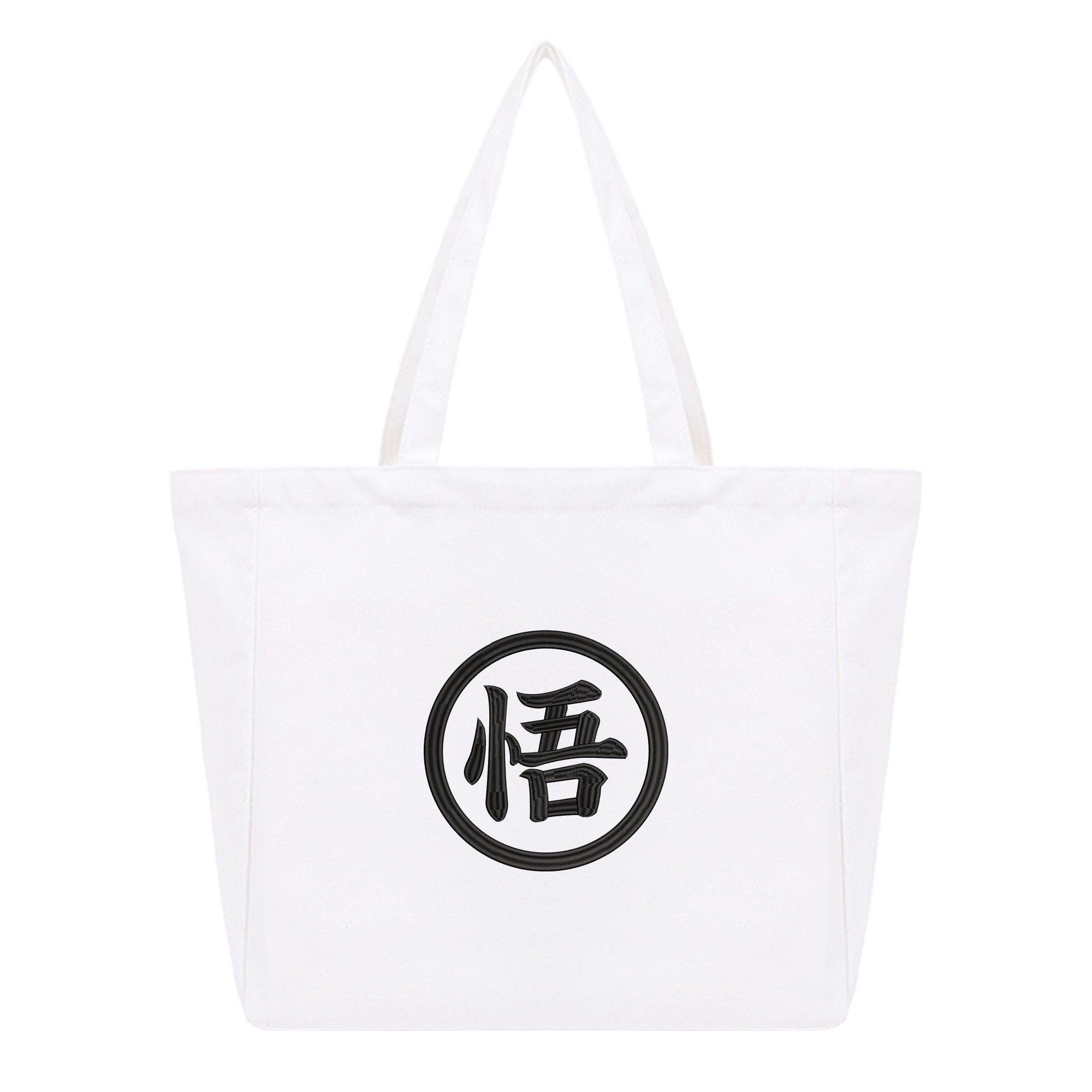 Son Goku Embroidery Cotton Tote Bag