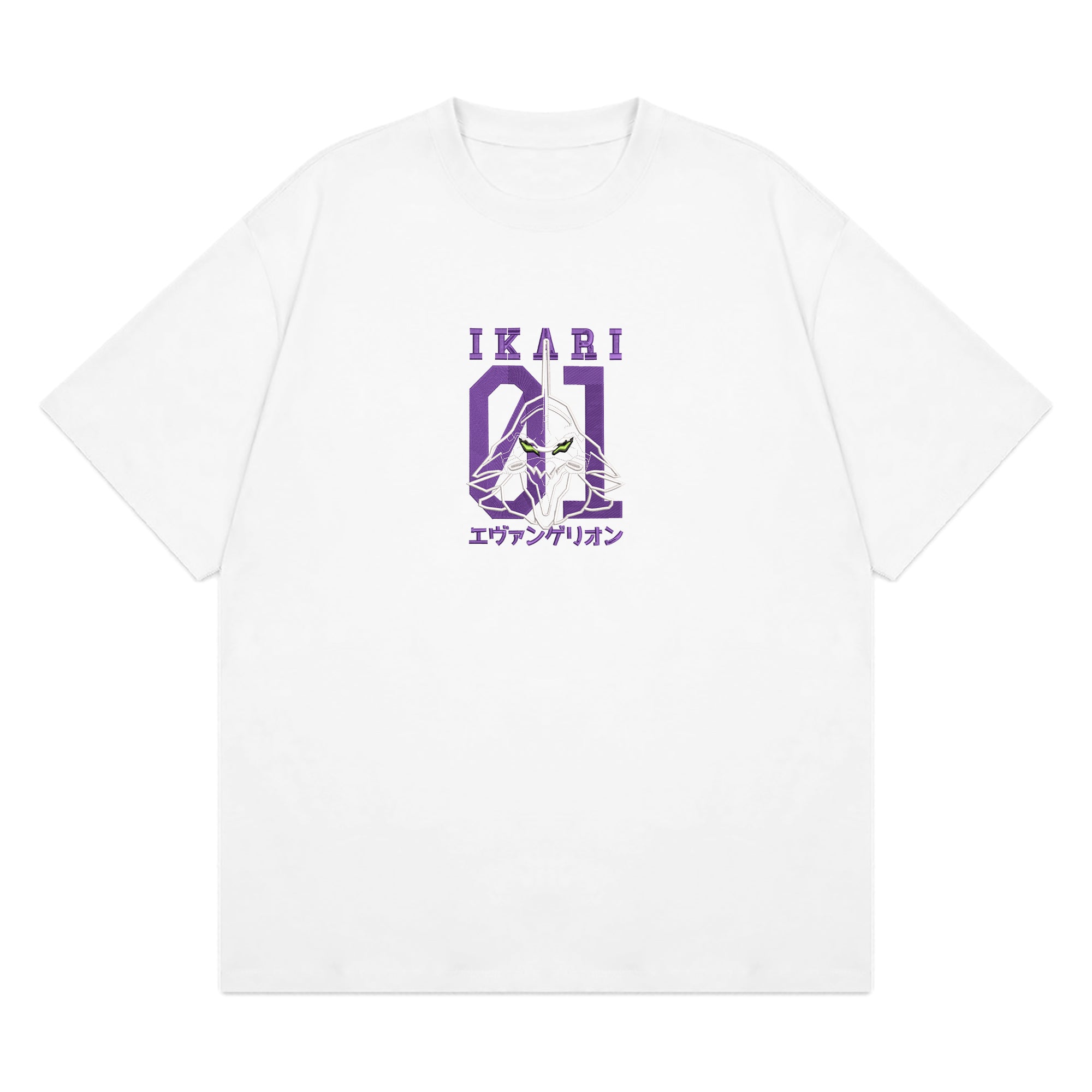 Ikari Shinji EVA01 Embroidered T-Shirt
