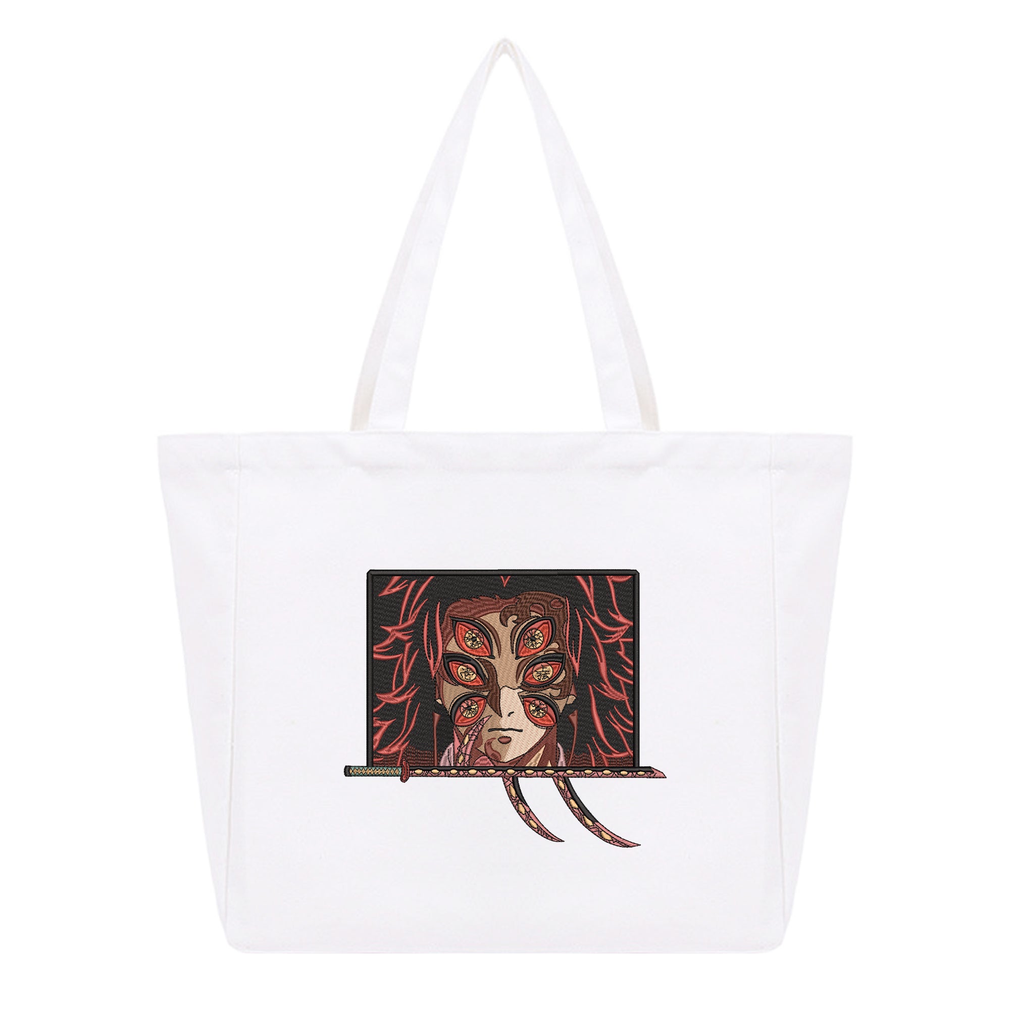 Kokushibou Embroidery Cotton Tote Bag