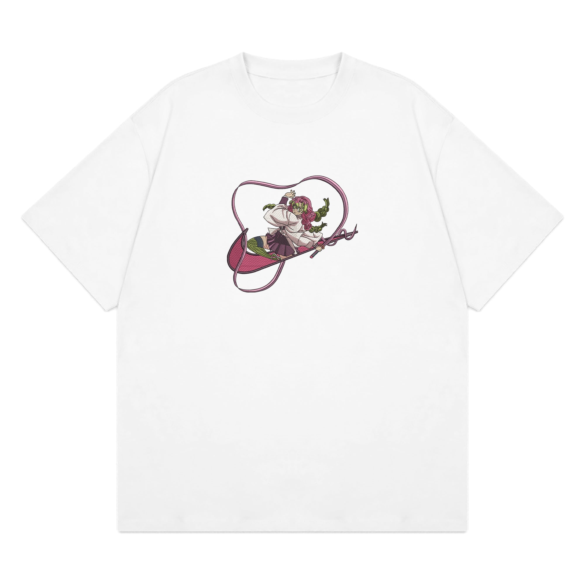 Kanroji Mitsuri Embroidered T-Shirt