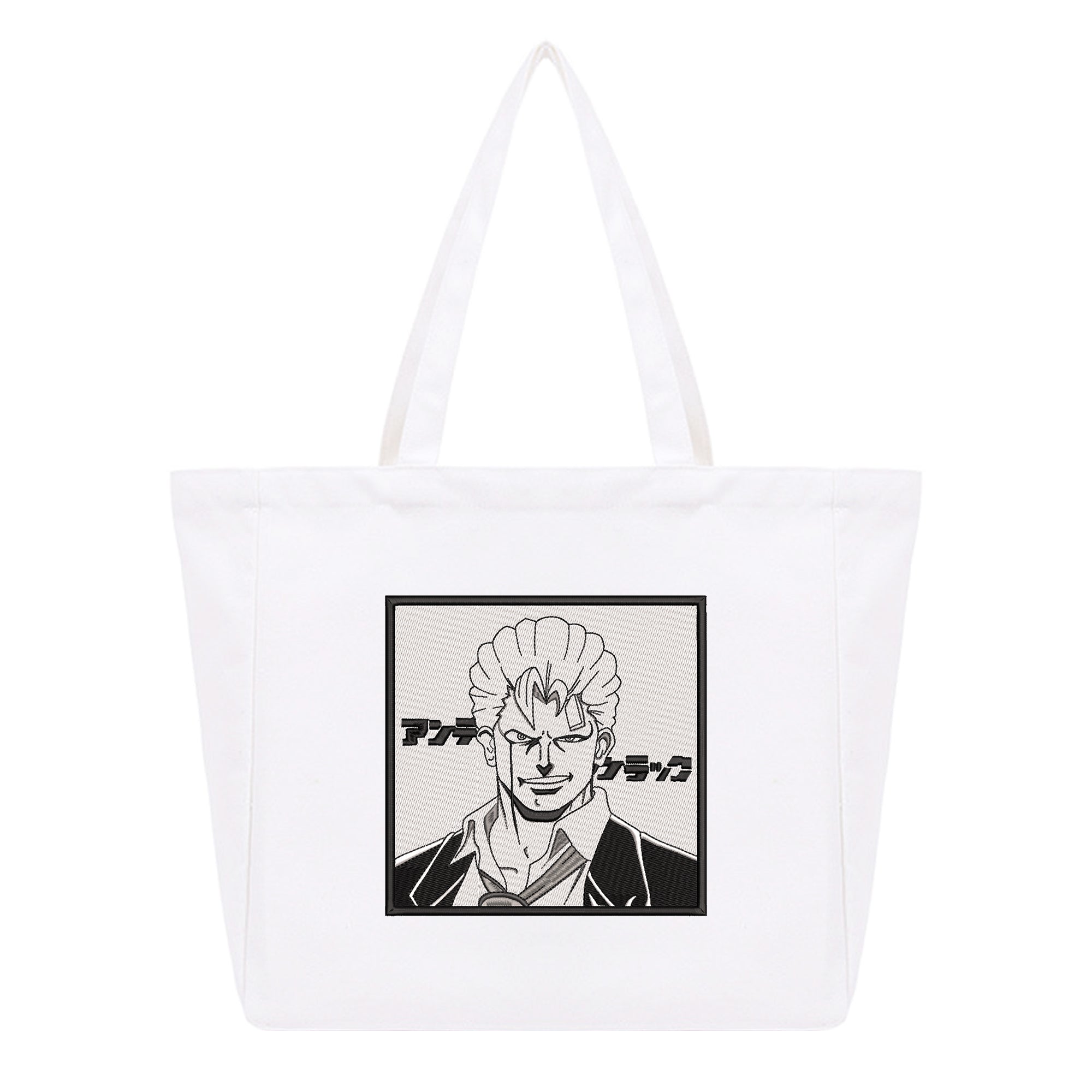 Andy Undead Embroidery Cotton Tote Bag