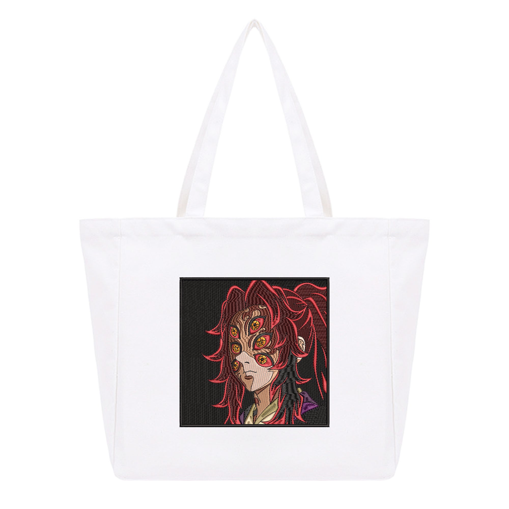 Kokushibou Embroidery Cotton Tote Bag