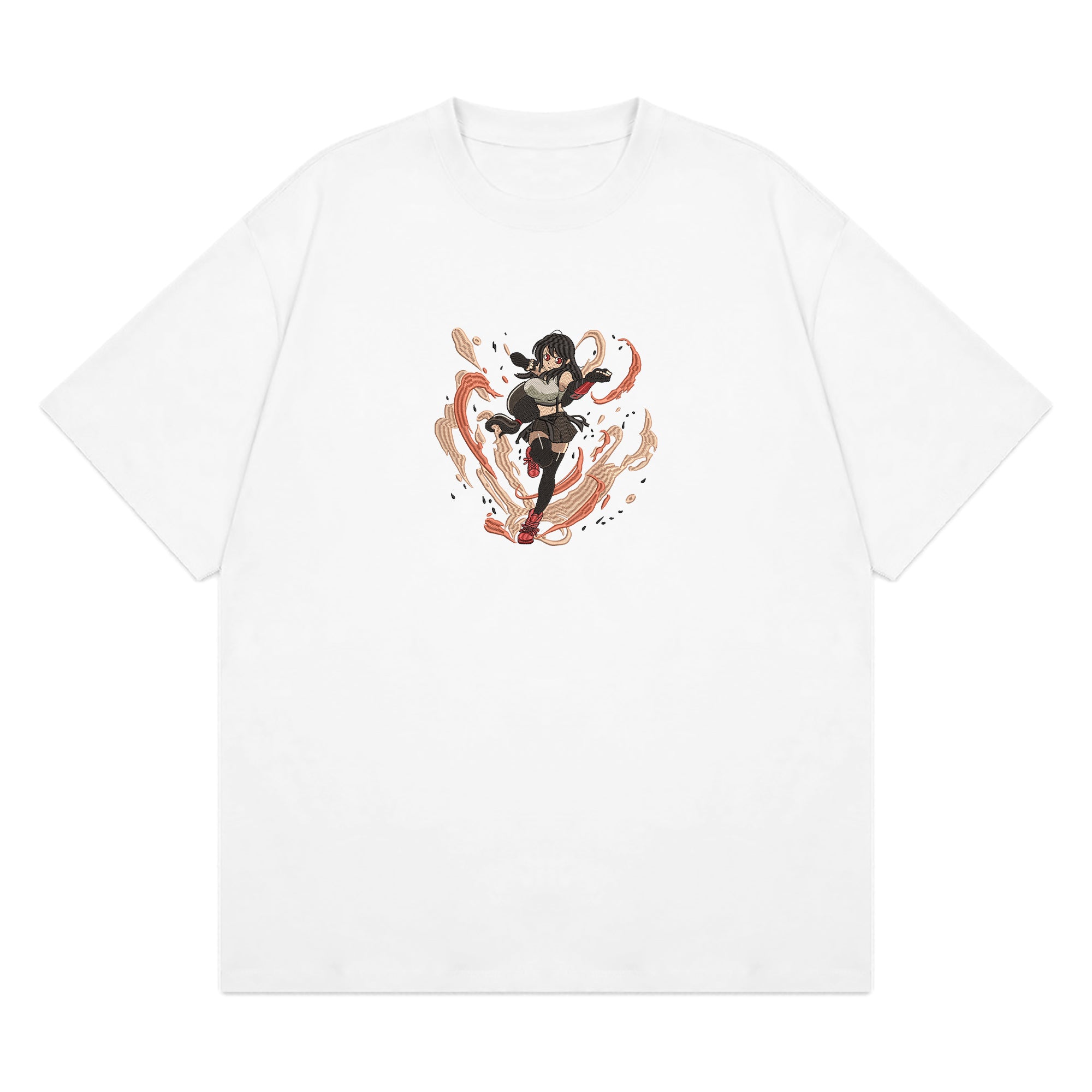 Tifa Lockhart Embroidered T-Shirt