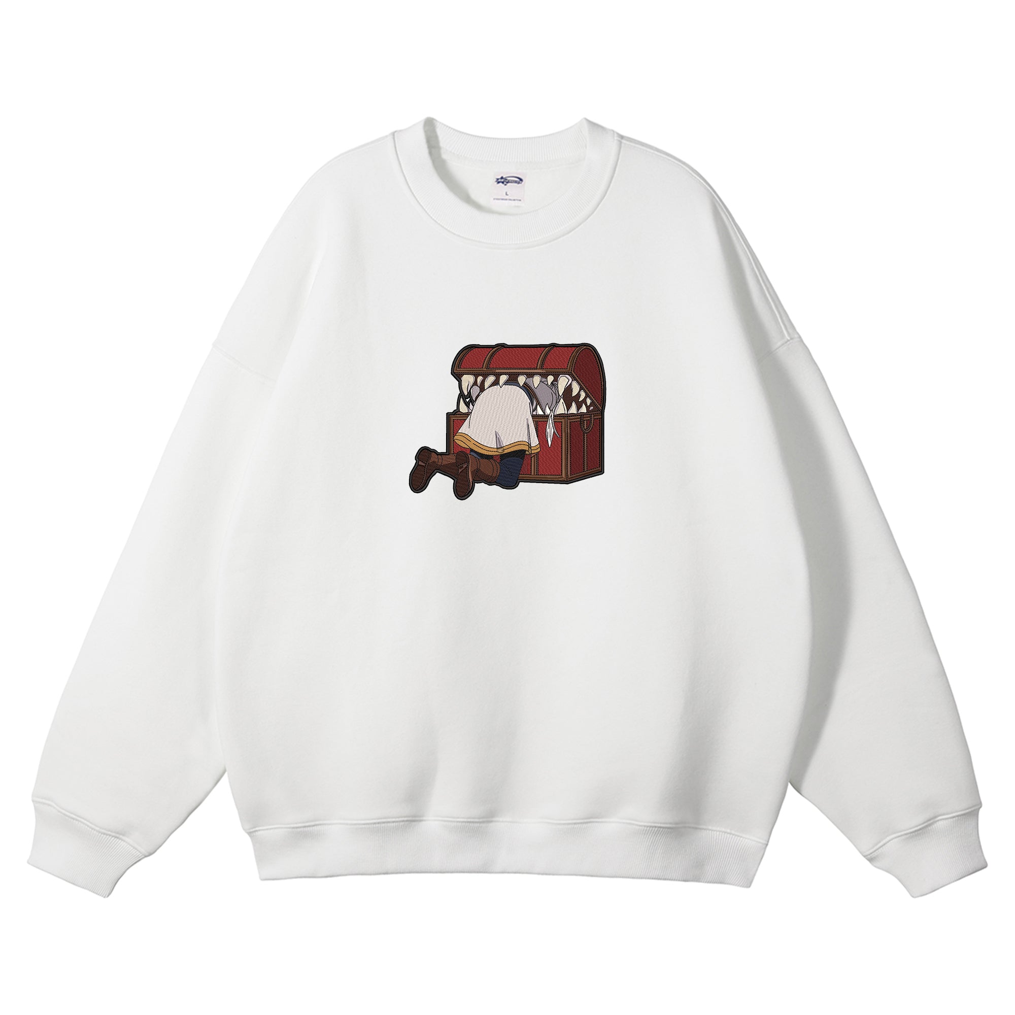 Frieren Embroidered Crewneck Sweatshirt