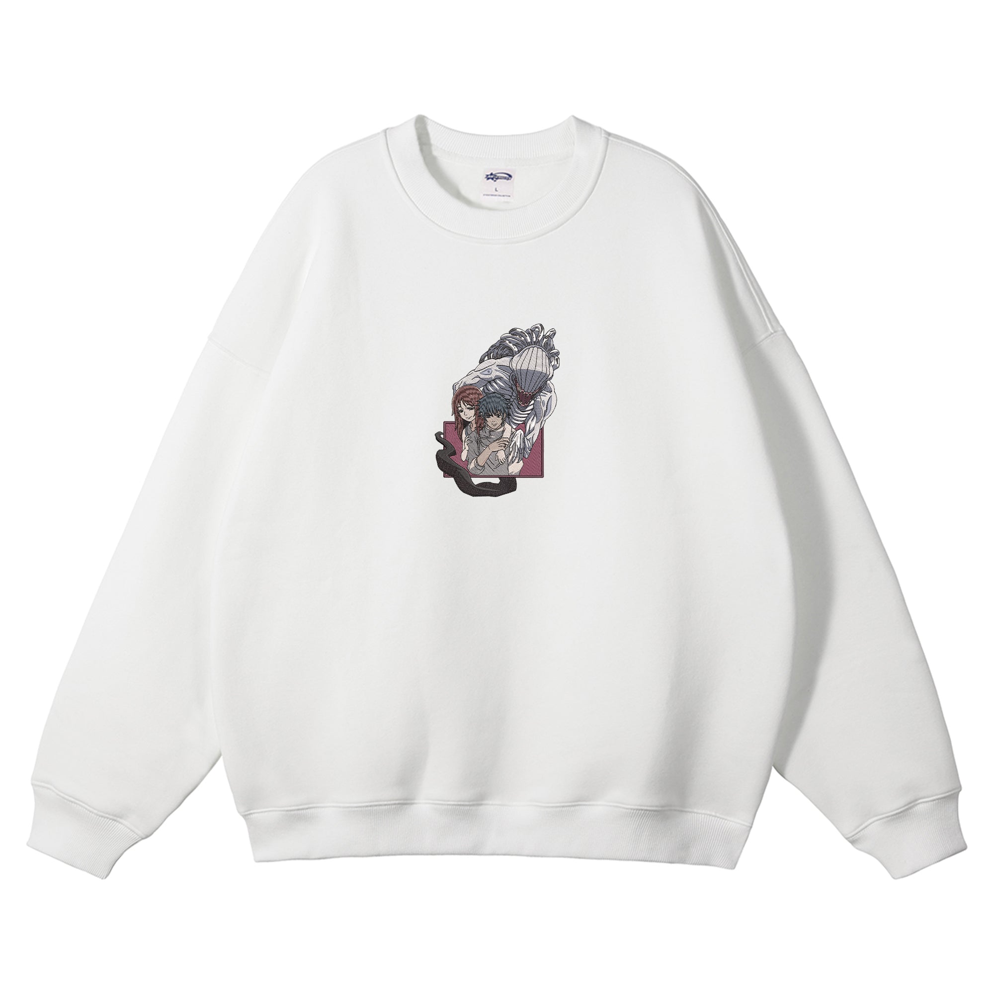 Okkotsu Yuta Orimoto Rika Embroidered Crewneck Sweatshirt