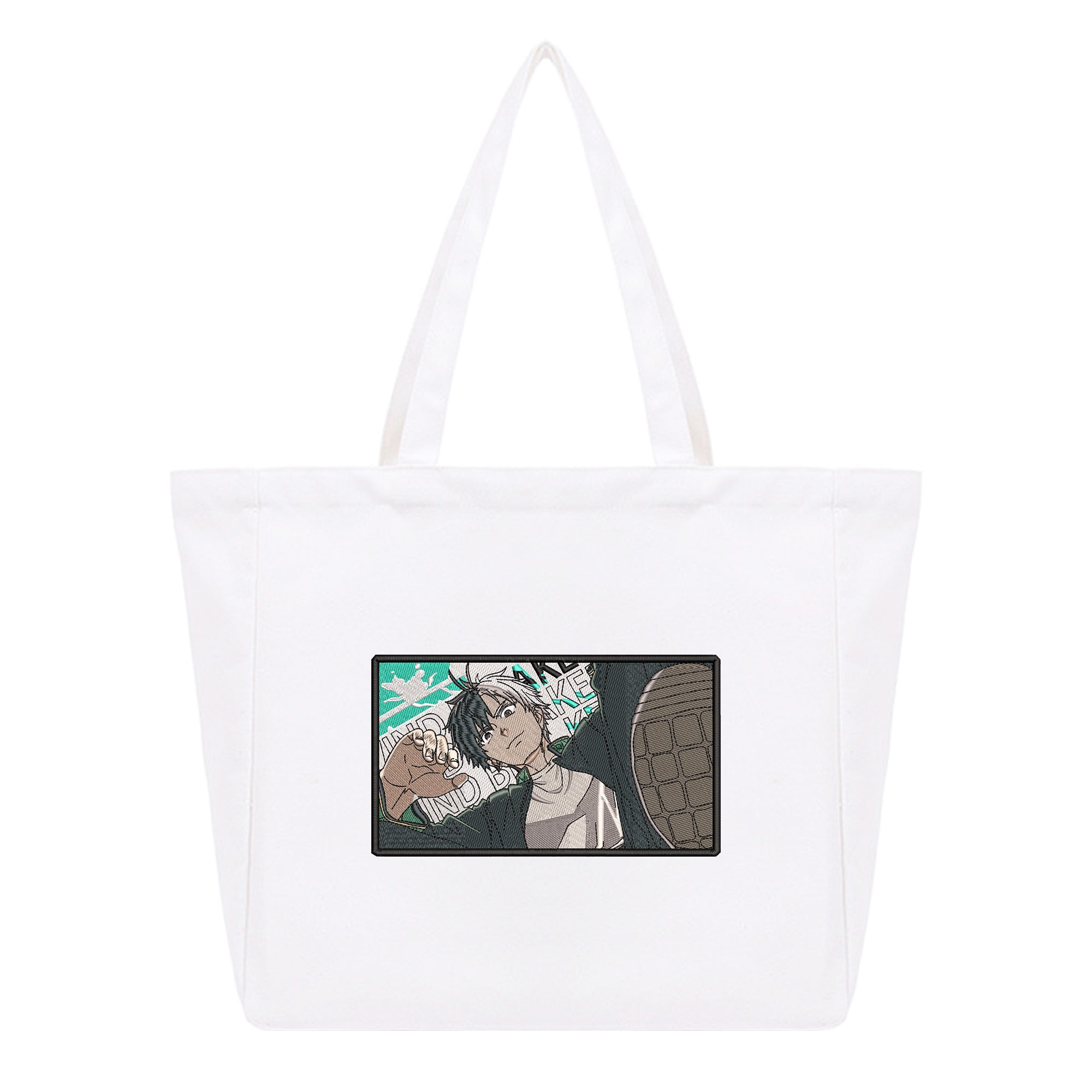 Sakura Haruka Embroidery Cotton Tote Bag