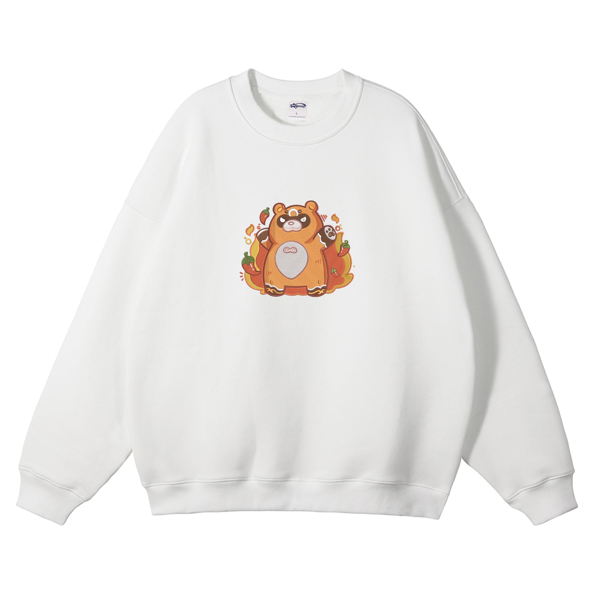 Guoba Embroidered Crewneck Sweatshirt