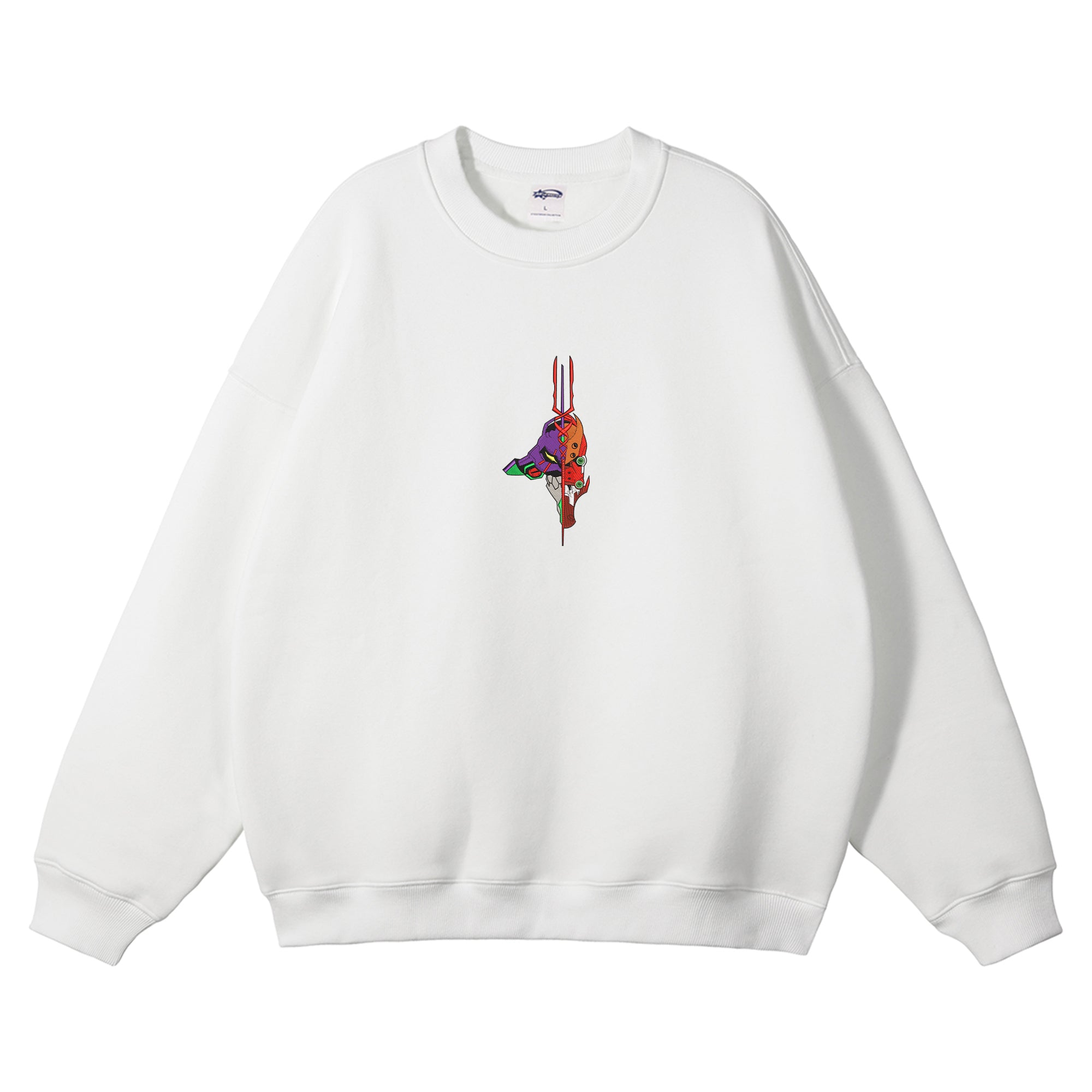 Neon Genesis Evangelion Embroidered Crewneck Sweatshirt