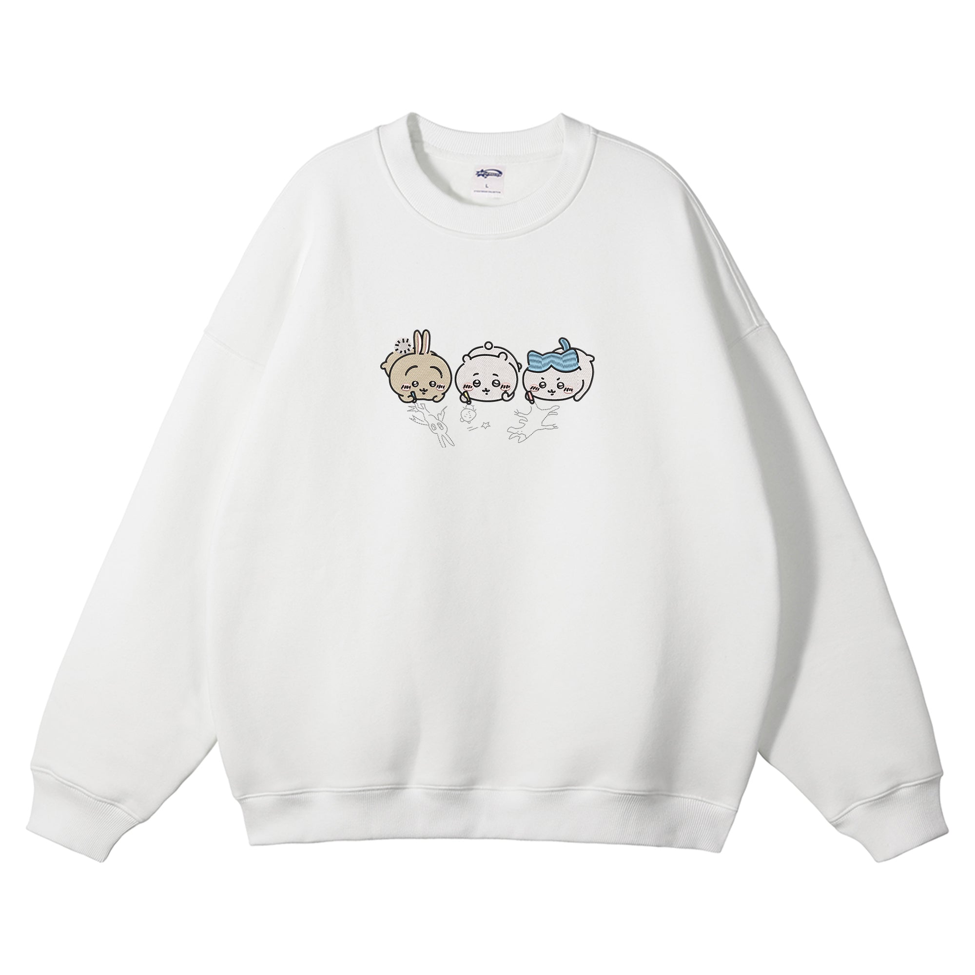 Chiikawa Embroidered Crewneck Sweatshirt