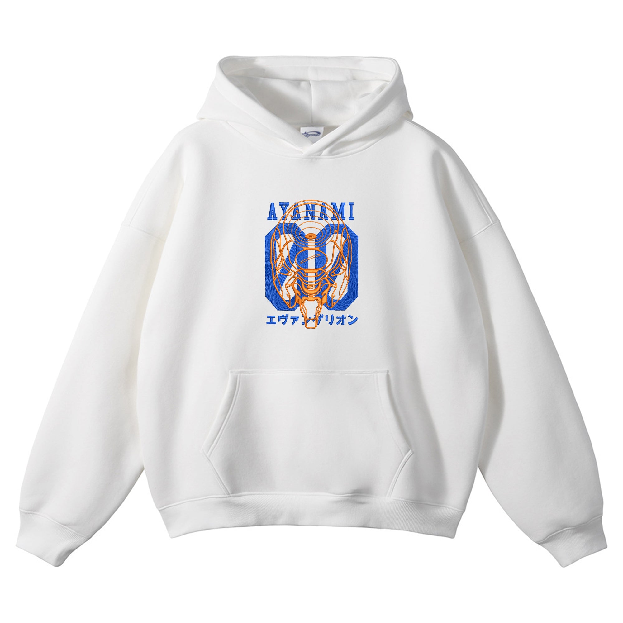 Rei Ayanami EVA00 Embroidered Hoodie