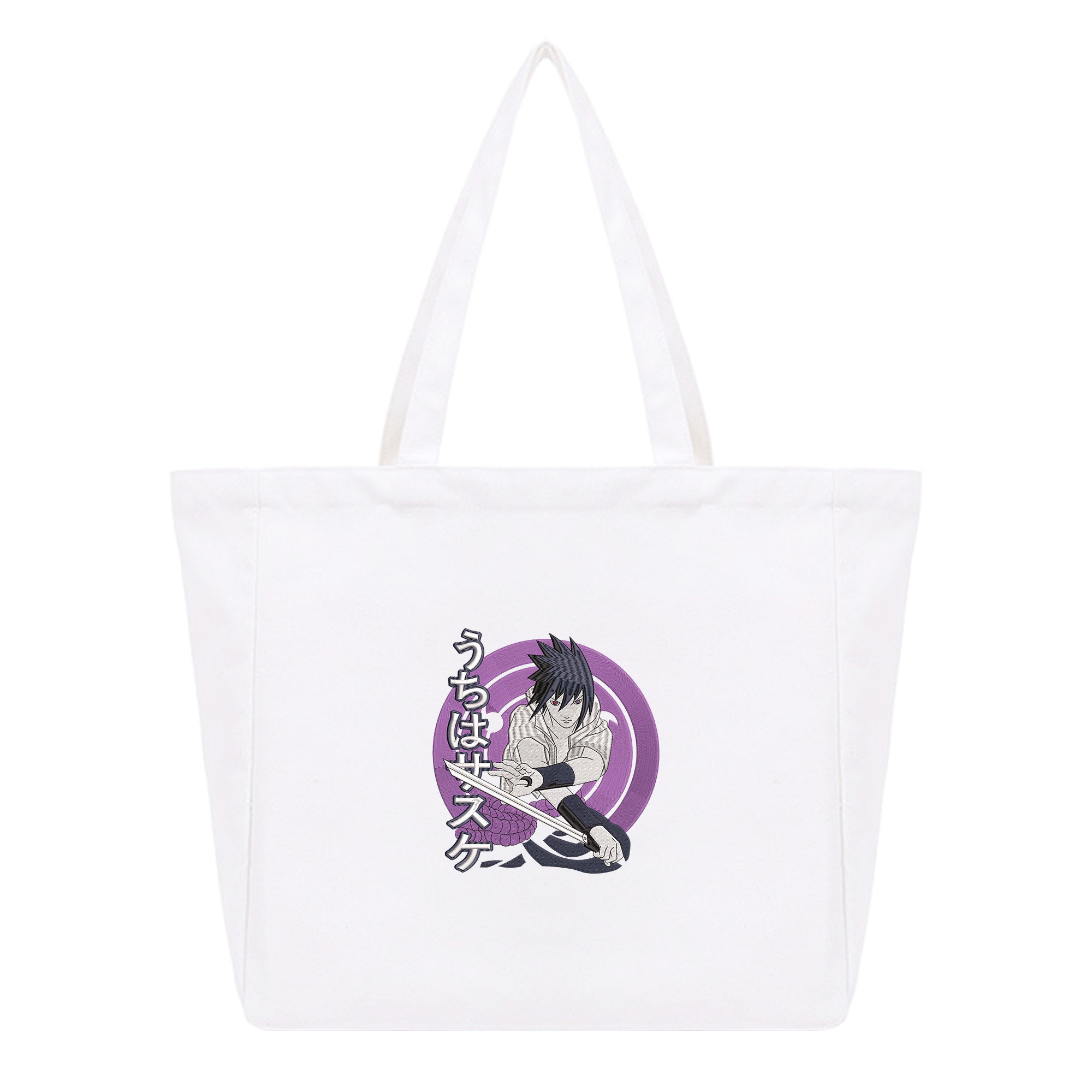 Naruto Embroidery Cotton Tote Bag