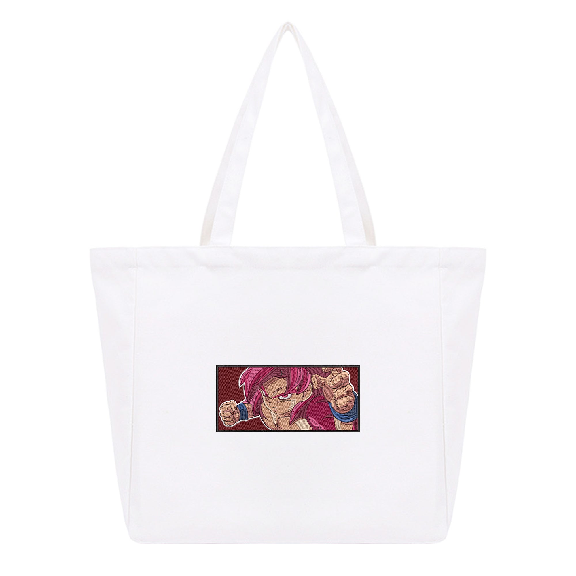 Son Goku Embroidery Cotton Tote Bag