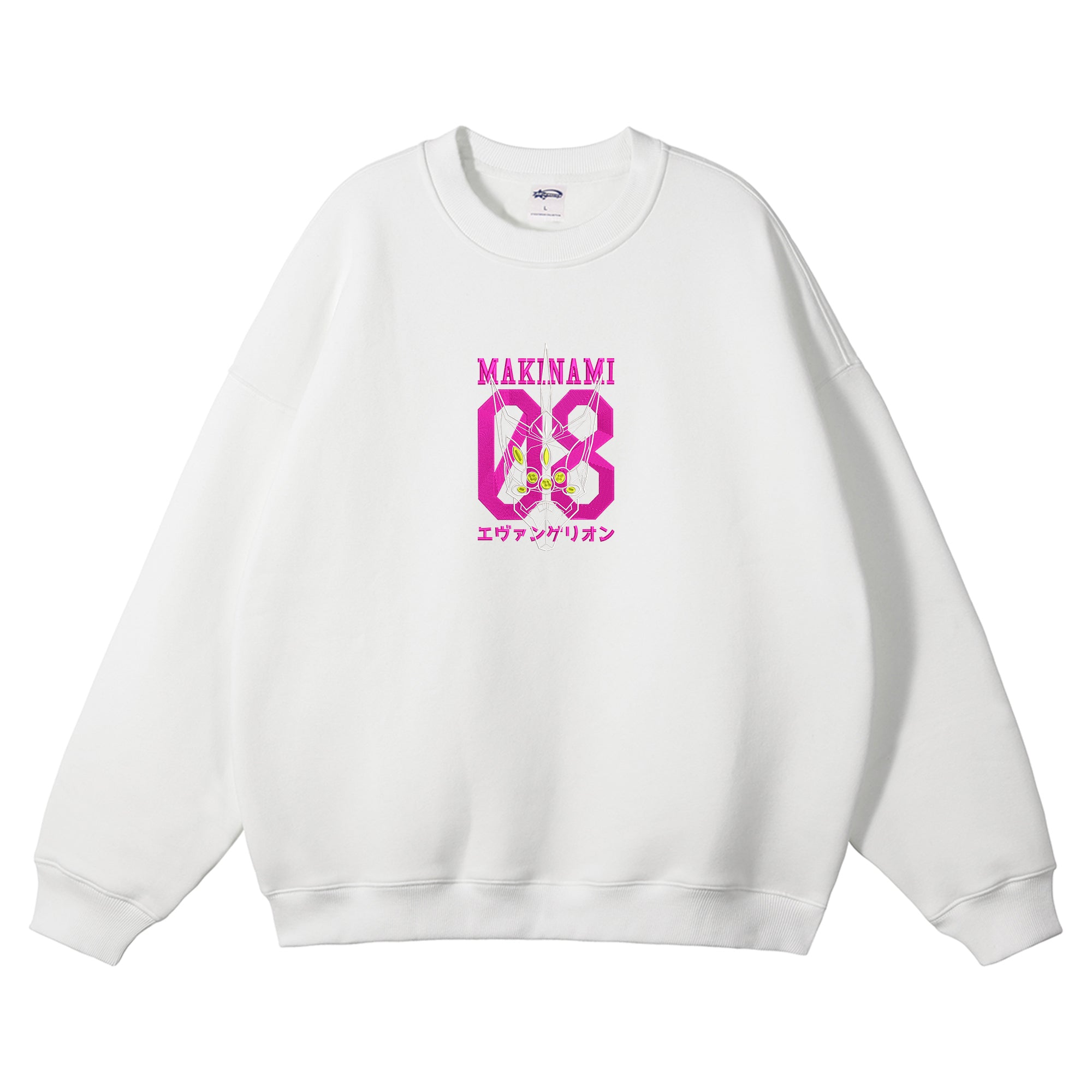 Makinami EVA08 Embroidered Crewneck Sweatshirt