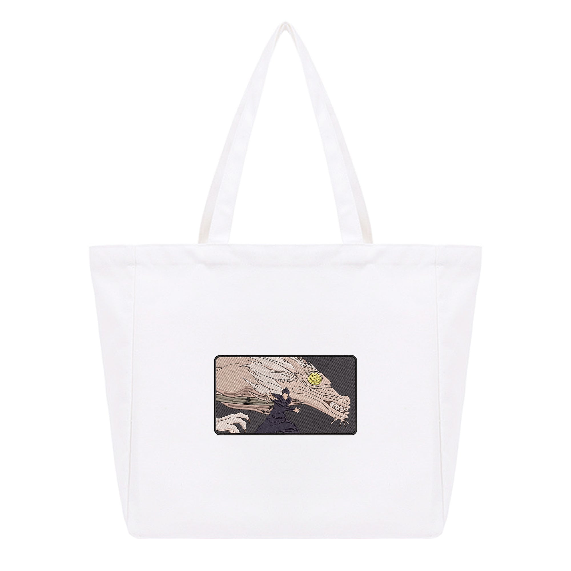 Geto Suguru Embroidery Cotton Tote Bag