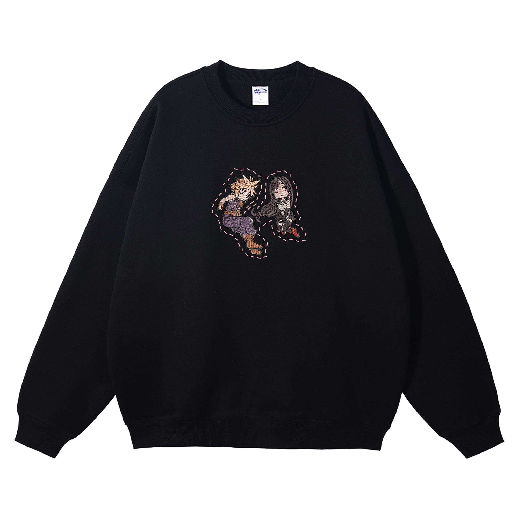 Cloud Tifa Embroidered Crewneck Sweatshirt