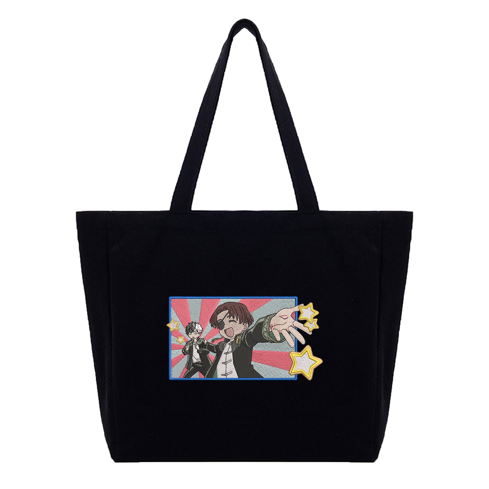 Sakura Haruka Hayato Suo Embroidery Cotton Tote Bag