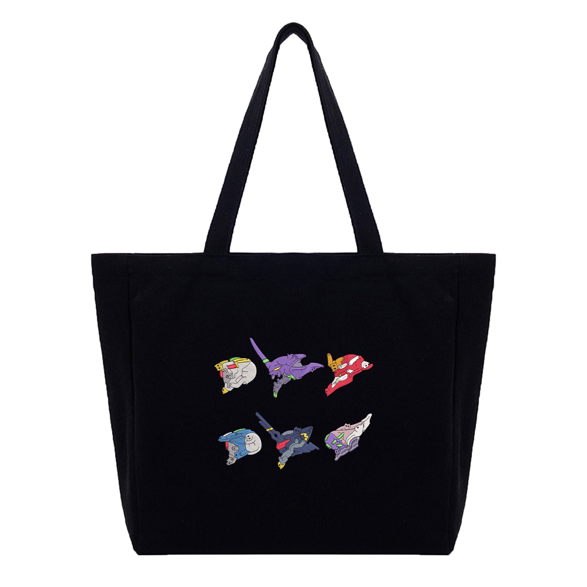 Neon Genesis Evangelion  Embroidery Cotton Tote Bag