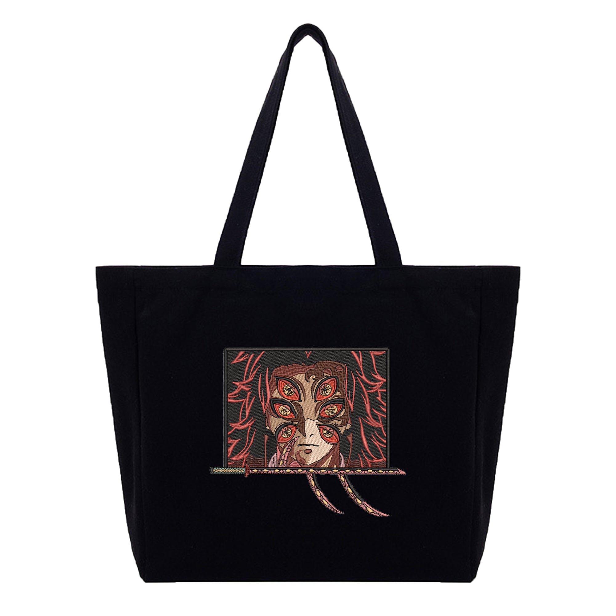 Kokushibou Embroidery Cotton Tote Bag