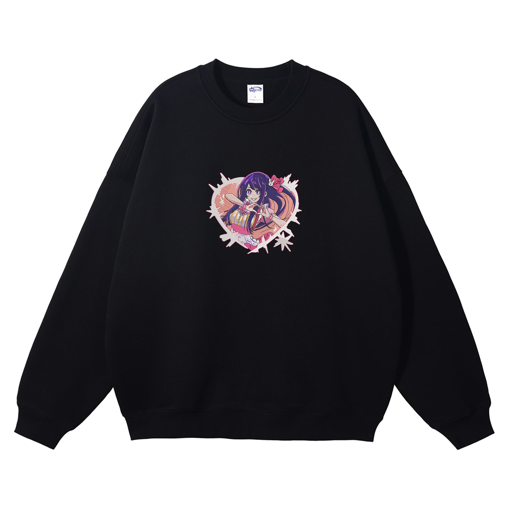 Hoshino Ai Embroidered Crewneck Sweatshirt
