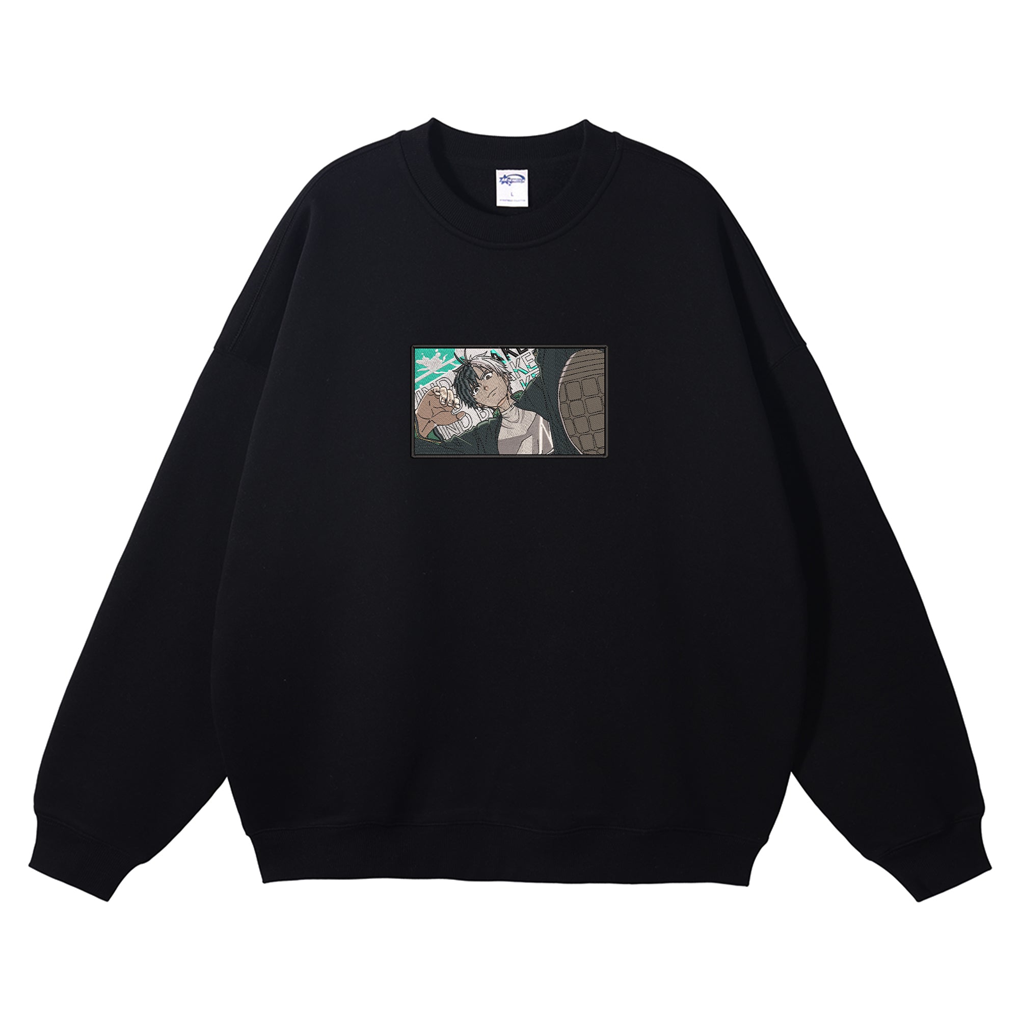 Sakura Haruka Embroidered Crewneck Sweatshirt