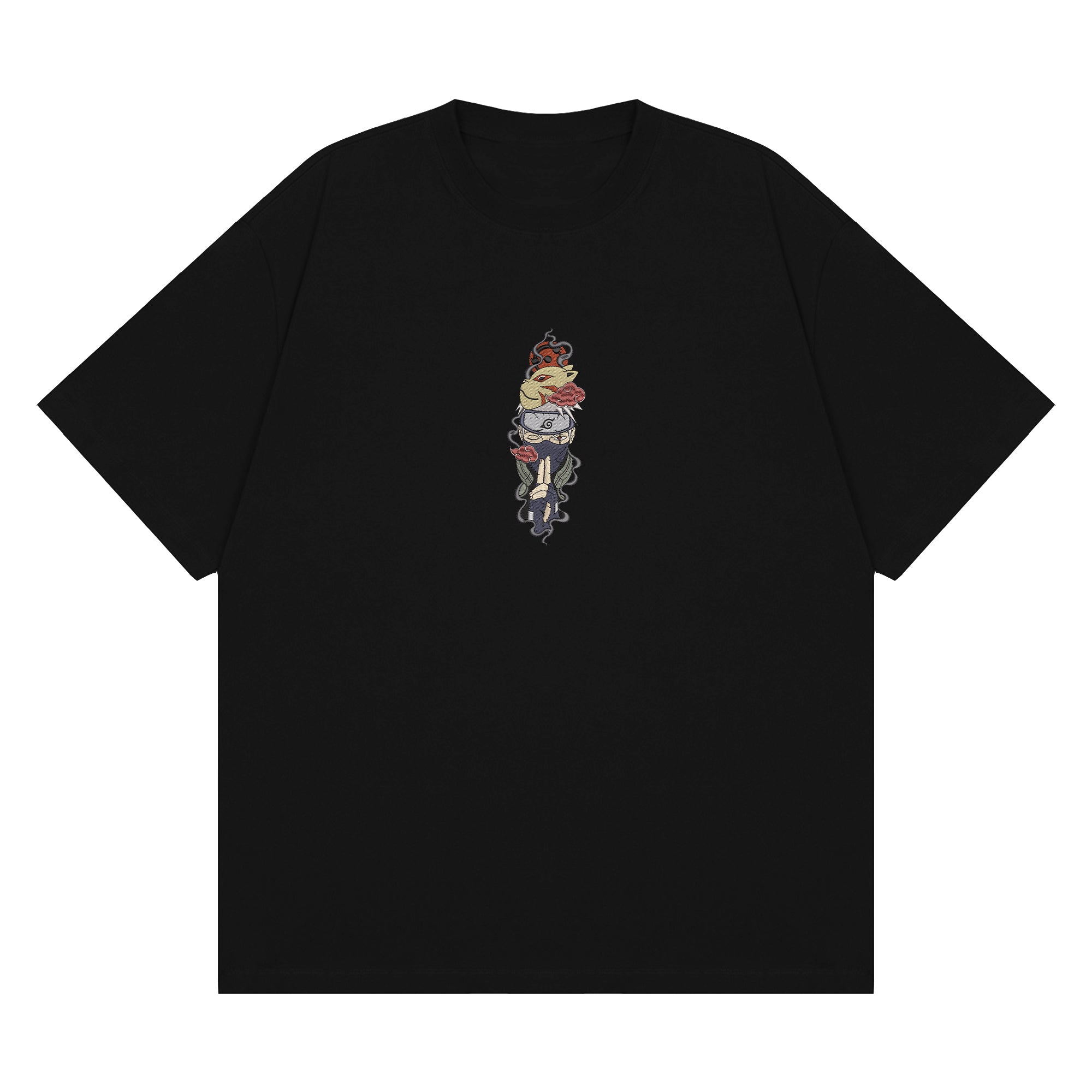 Hatake Kakashi Embroidered T-Shirt