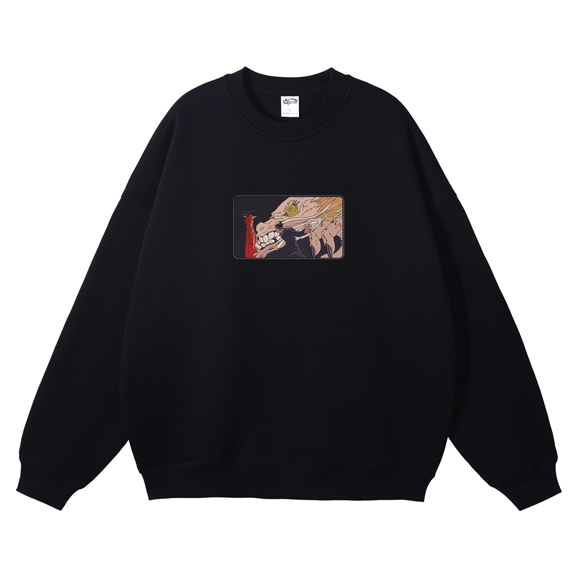 Geto Suguru Embroidered Crewneck Sweatshirt