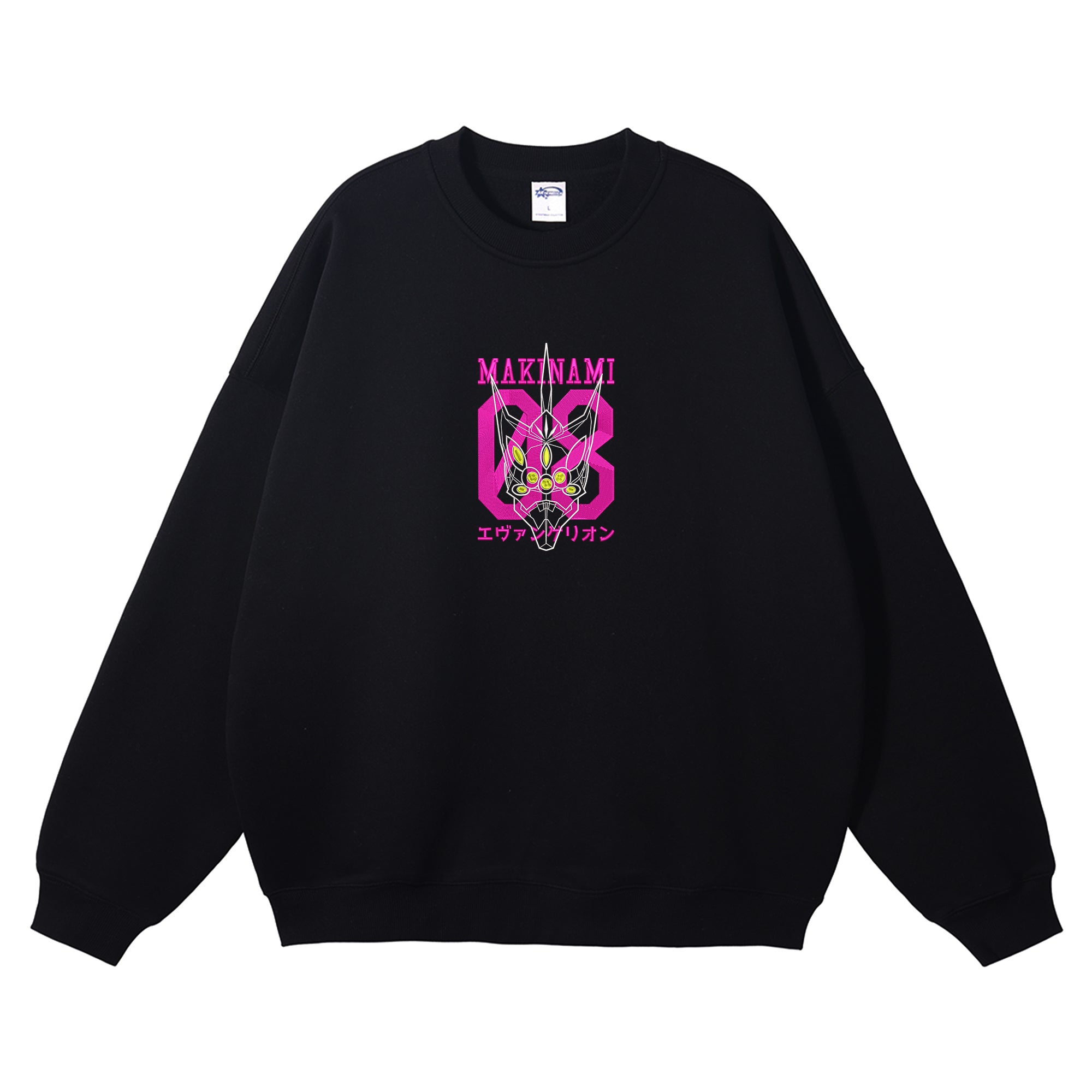 Makinami EVA08 Embroidered Crewneck Sweatshirt