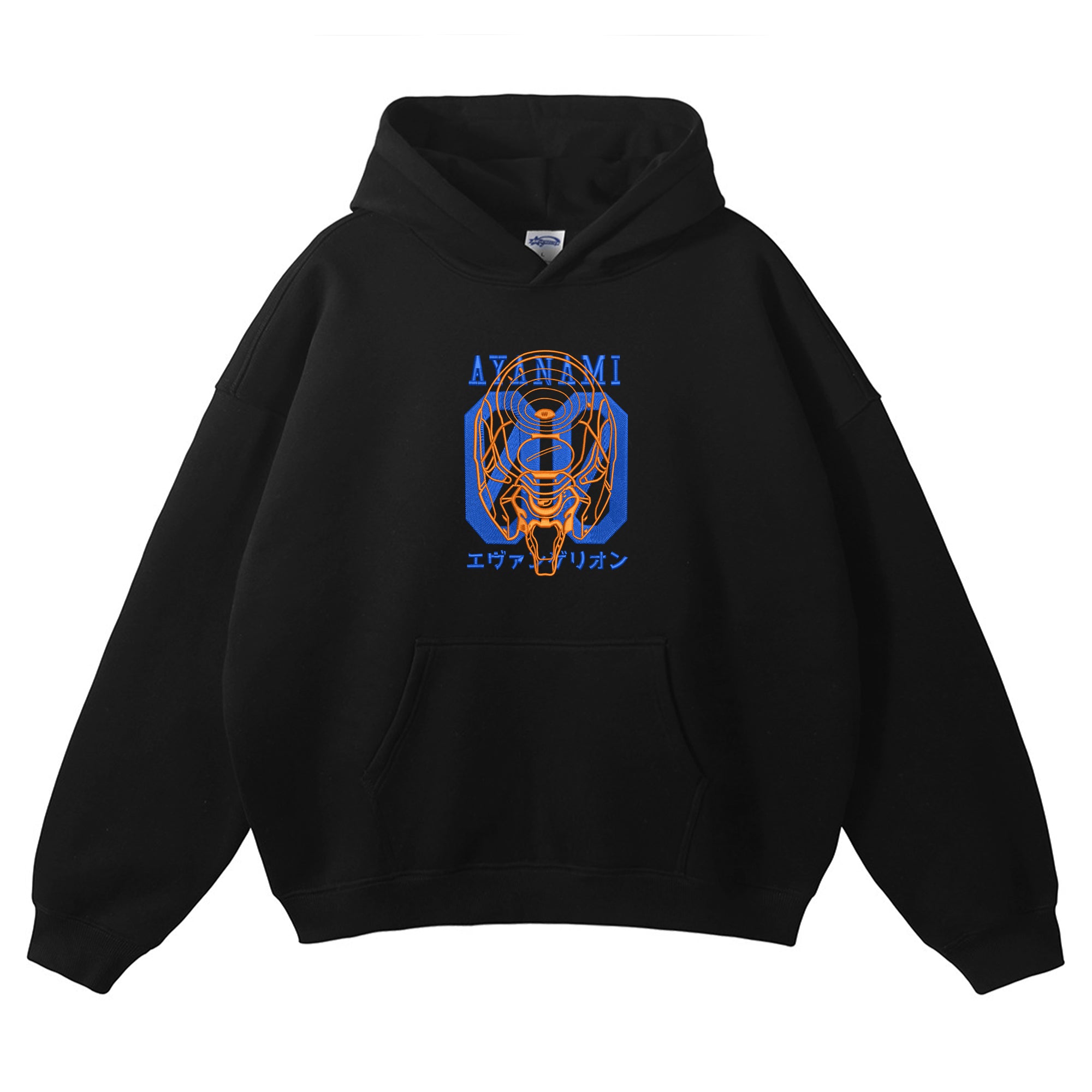 Rei Ayanami EVA00 Embroidered Hoodie