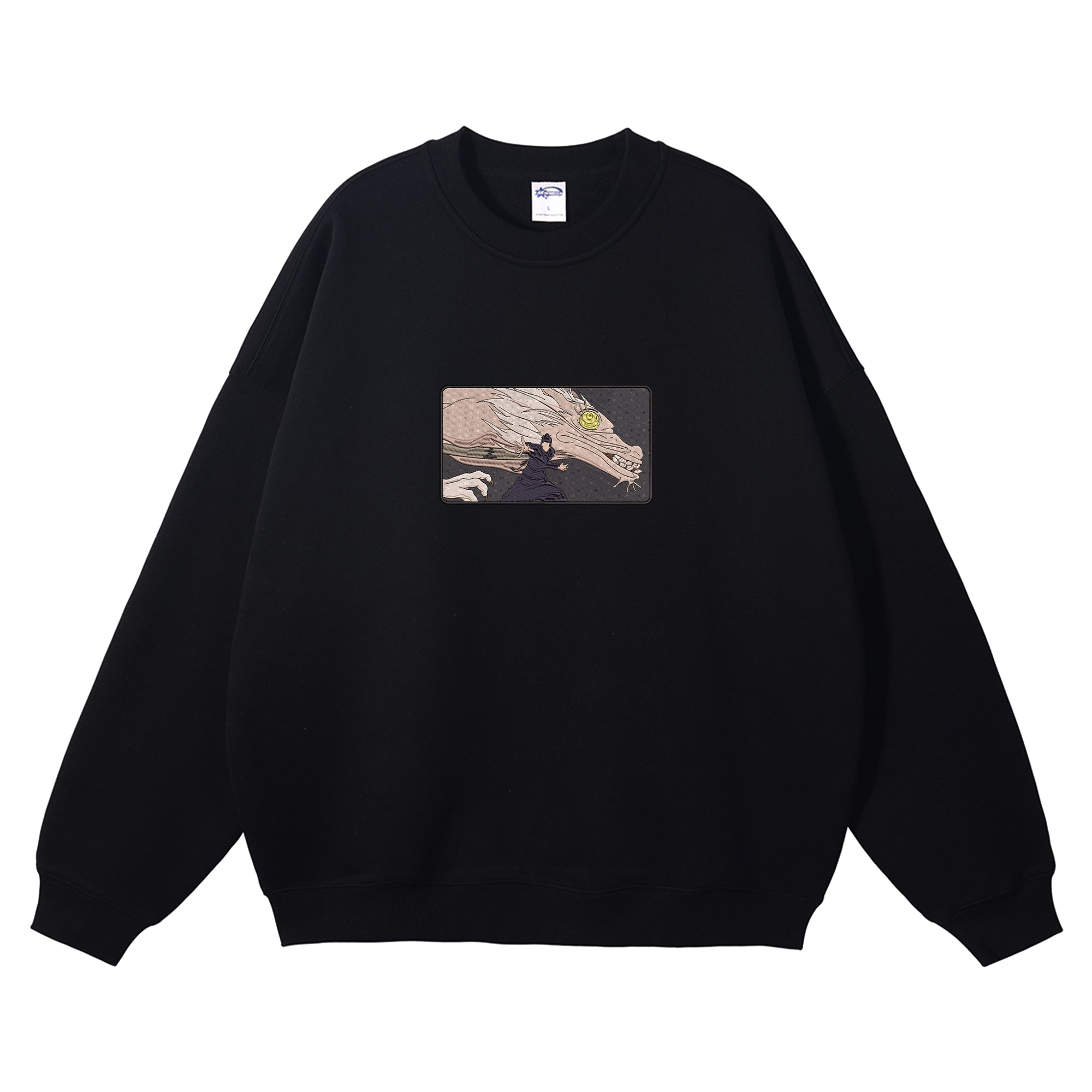 Geto Suguru Embroidered Crewneck Sweatshirt