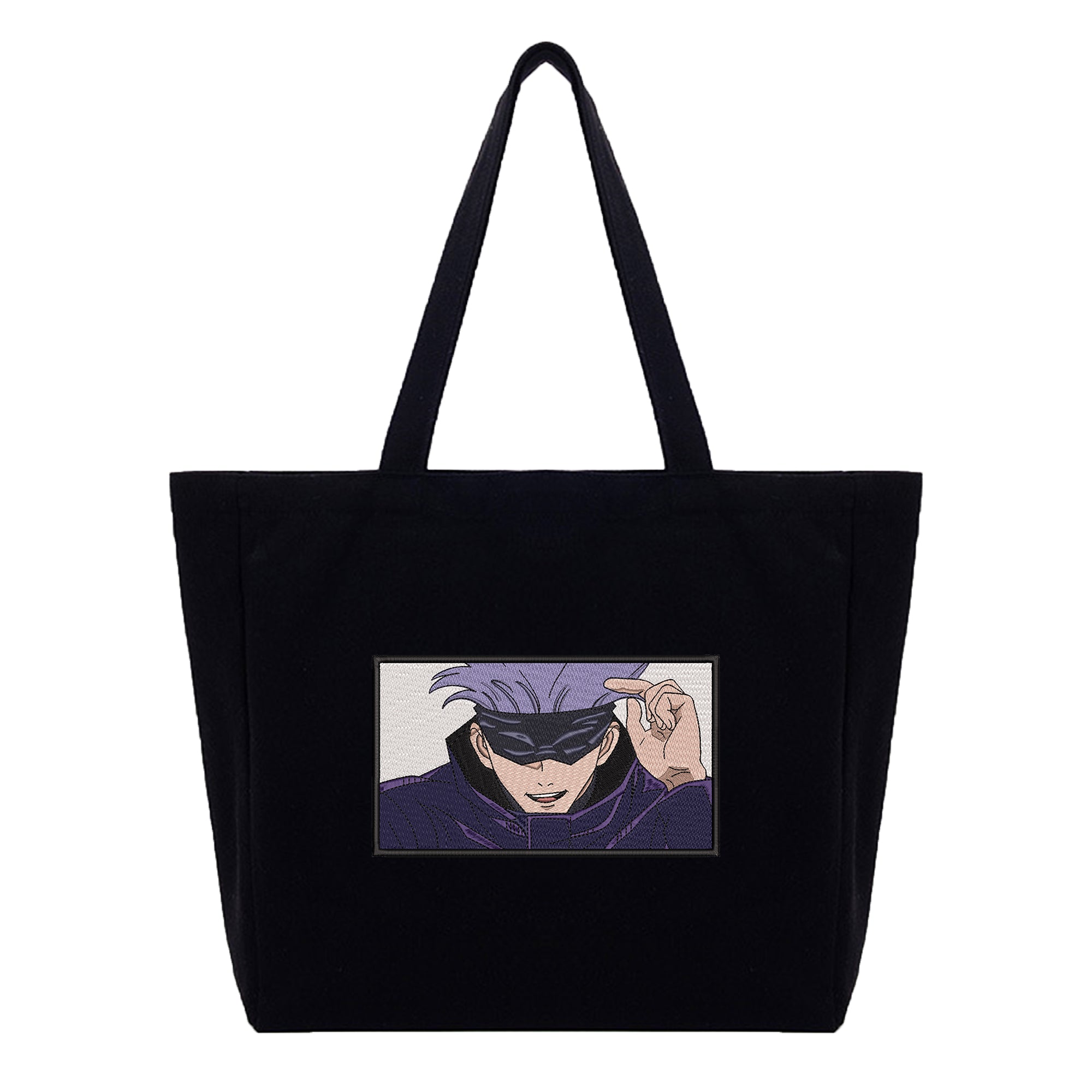 Gojo Satoru Embroidery Cotton Tote Bag