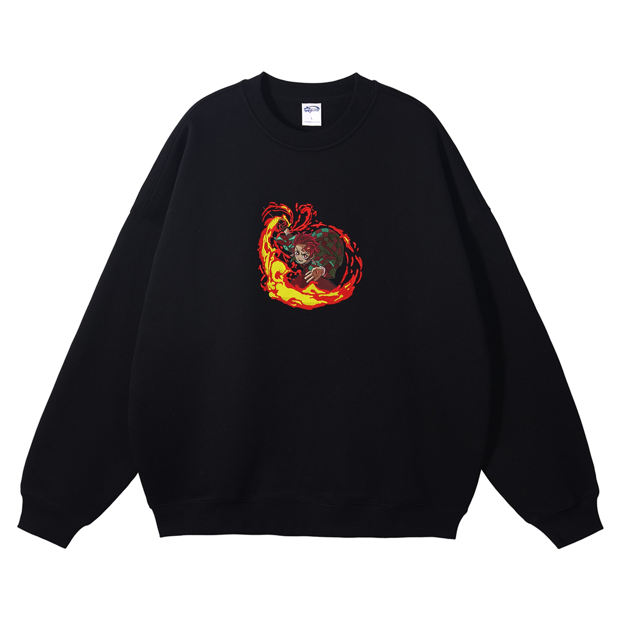 Kamado Tanjirou Embroidered Crewneck Sweatshirt