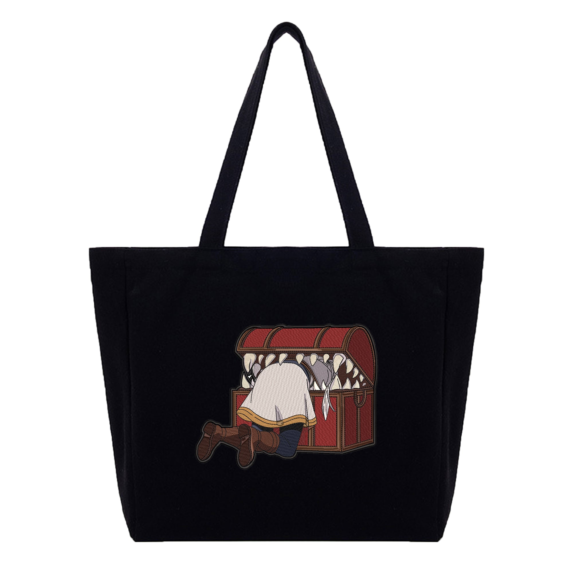 Frieren Embroidery Cotton Tote Bag