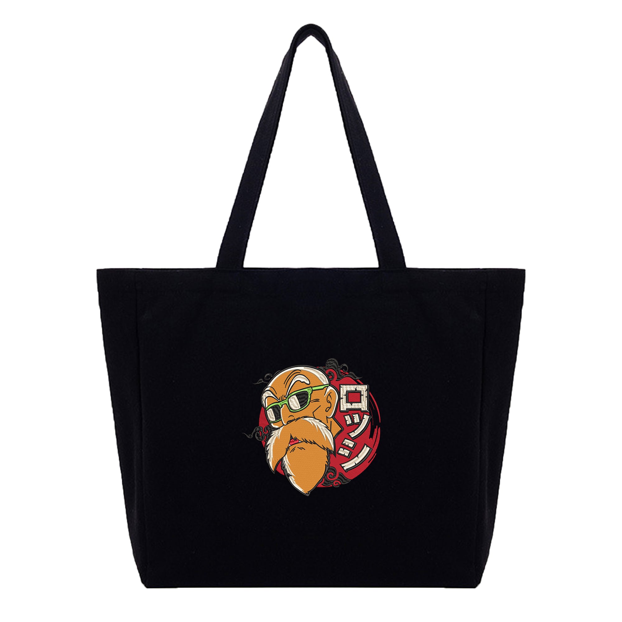 Master Roshi Embroidery Cotton Tote Bag