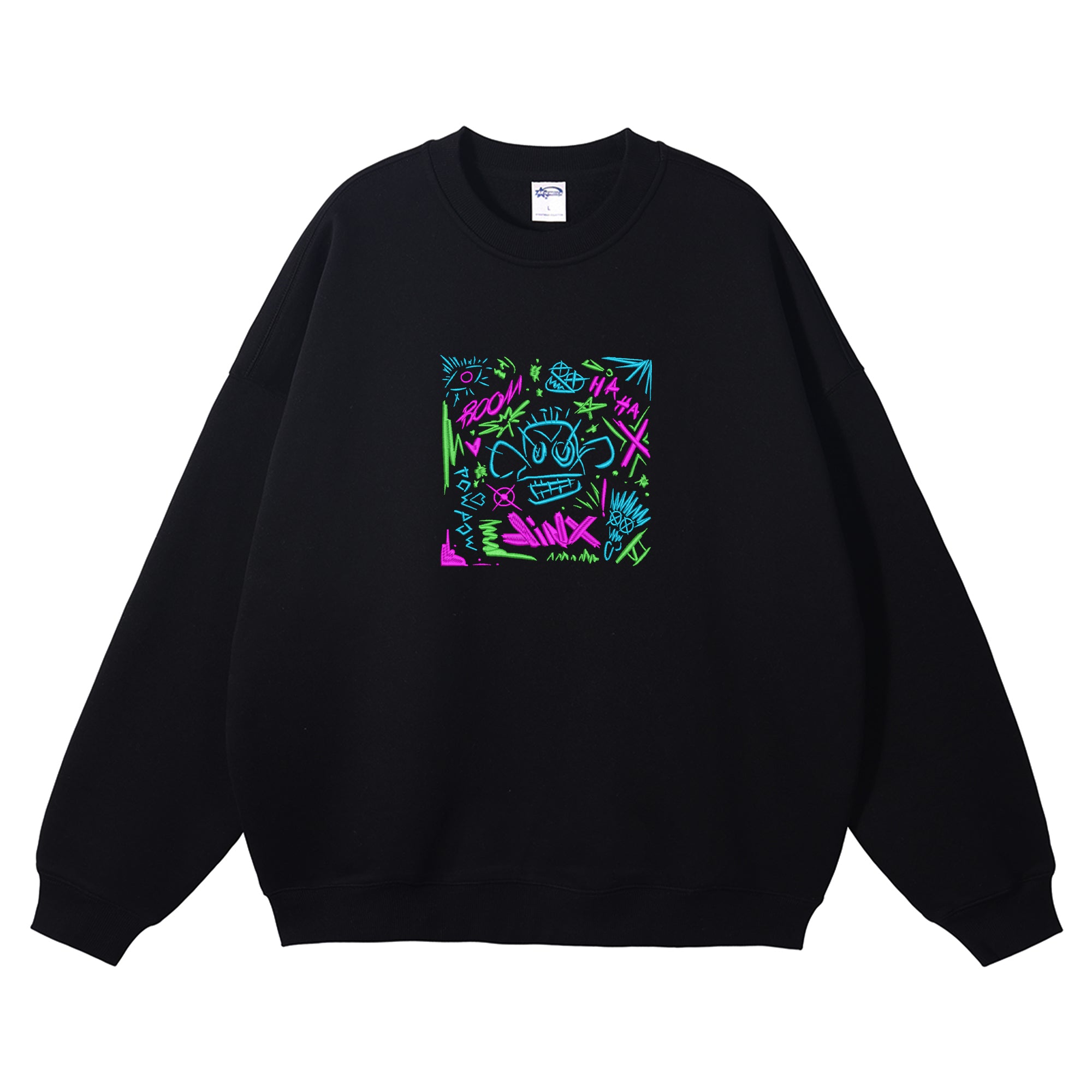 Jinx Embroidered Crewneck Sweatshirt