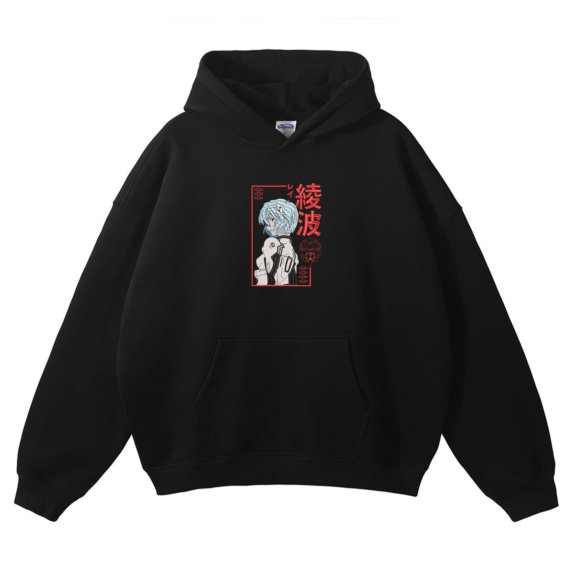 Rei Ayanami Embroidered Hoodie