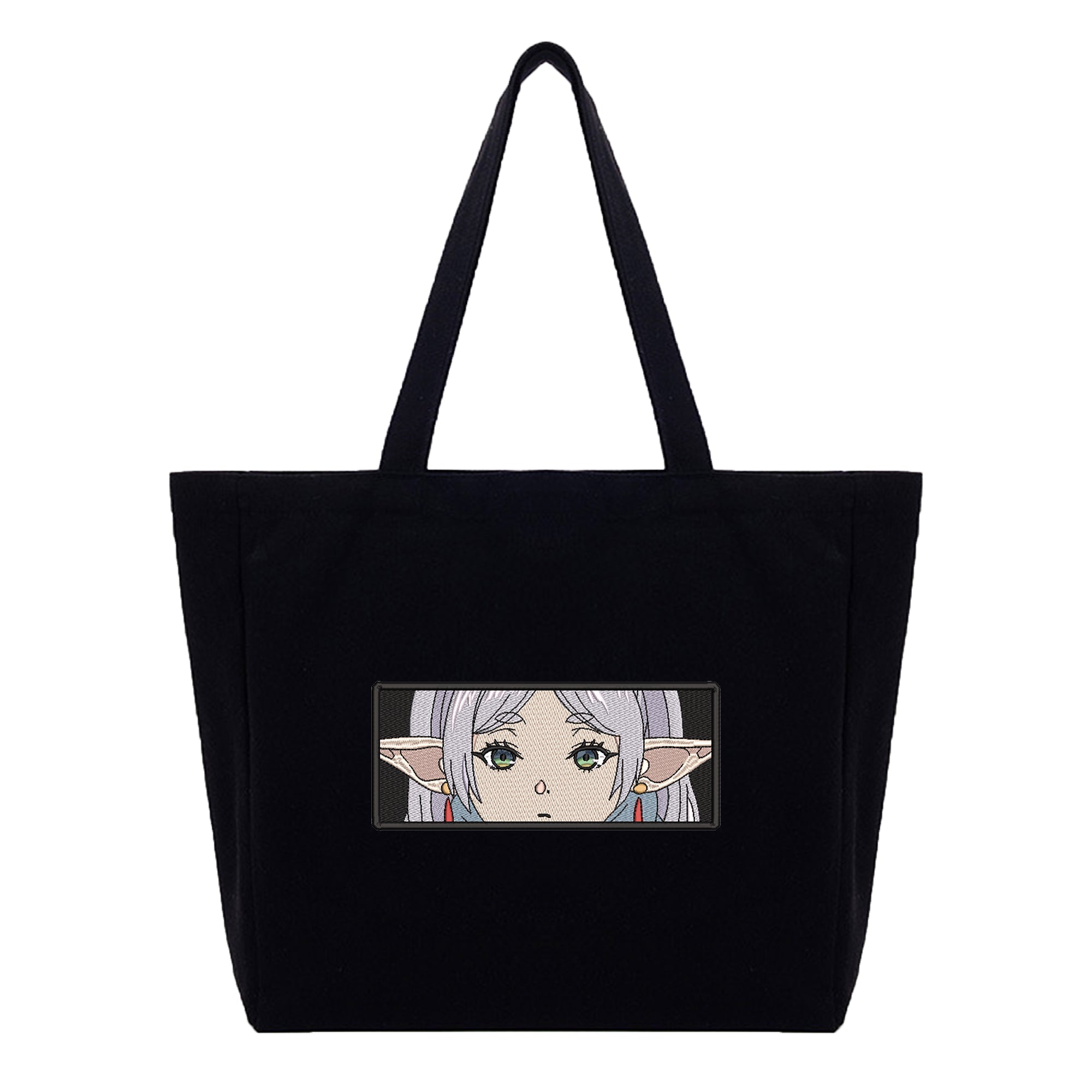 Frieren Embroidery Cotton Tote Bag