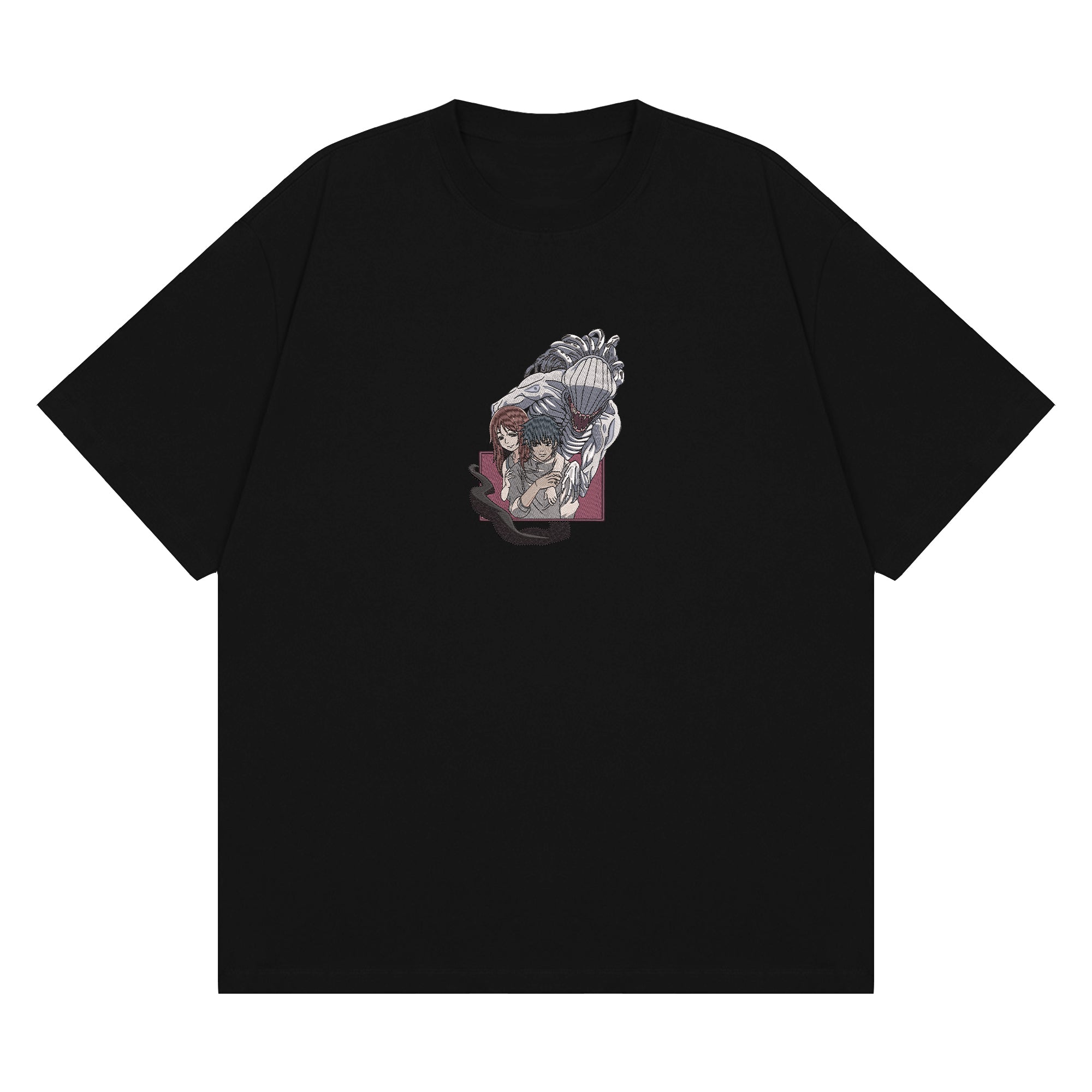 Okkotsu Yuta Orimoto Rika Embroidered T-Shirt