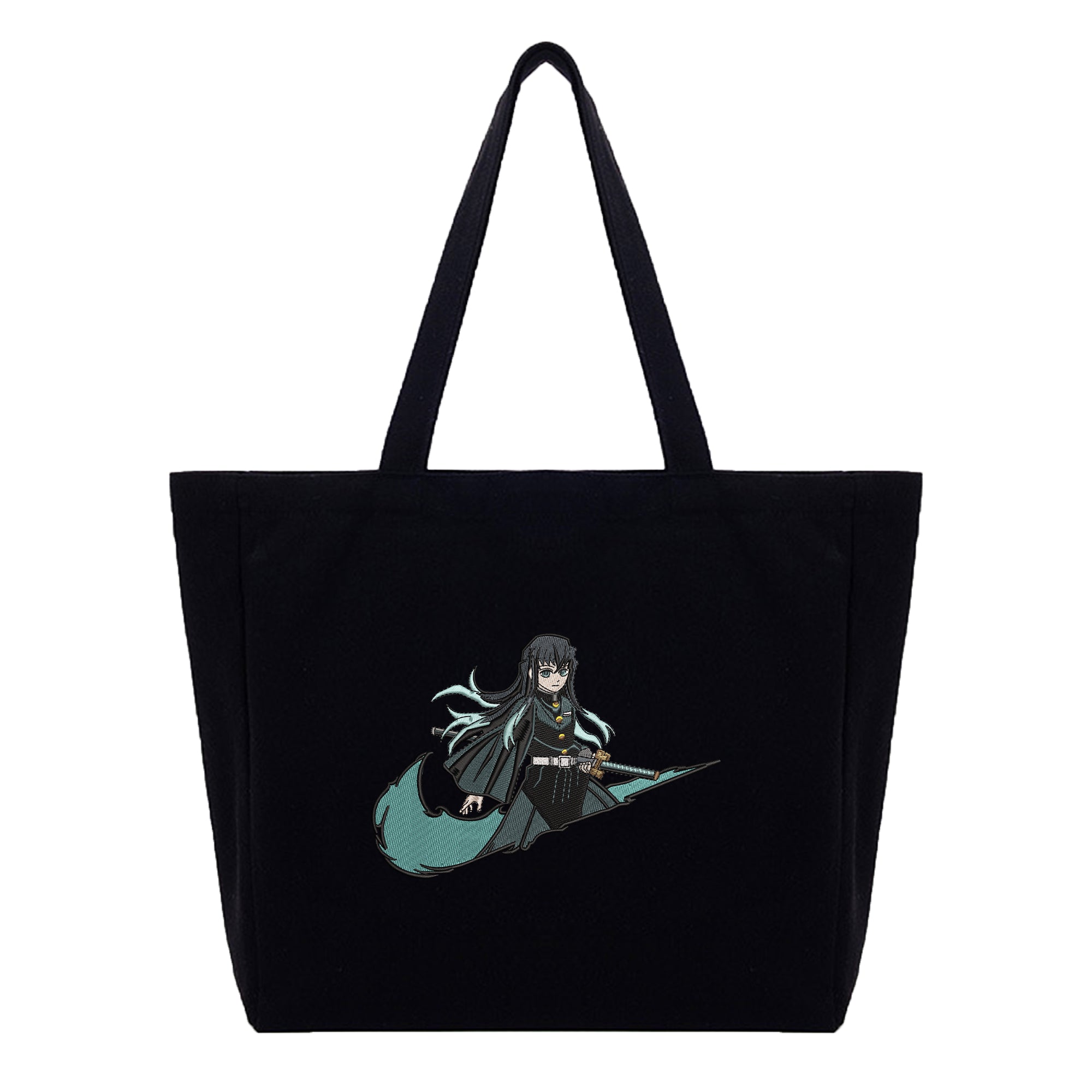 Tokitou Muichirou Embroidery Cotton Tote Bag