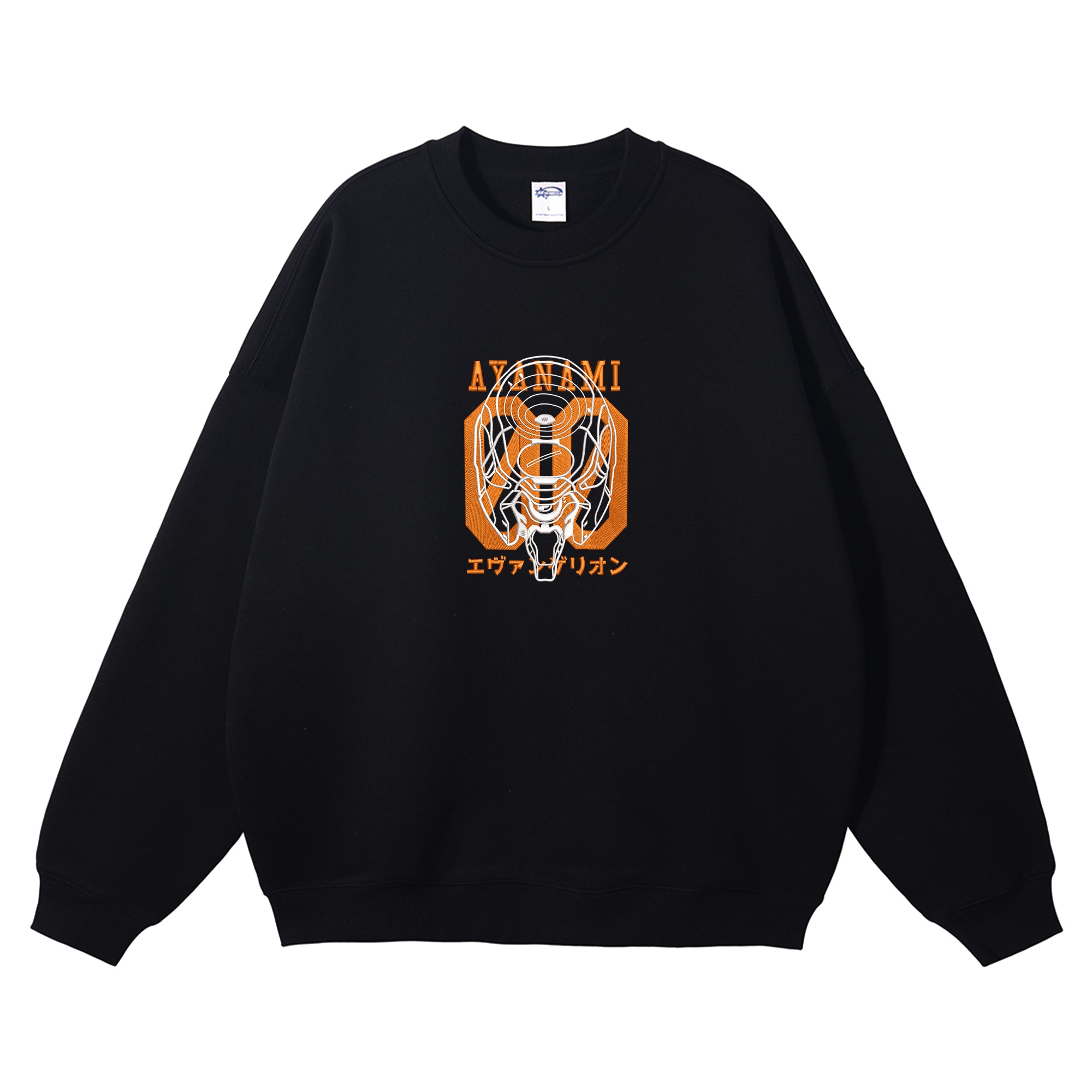 Rei Ayanami EVA00 Embroidered Crewneck Sweatshirt