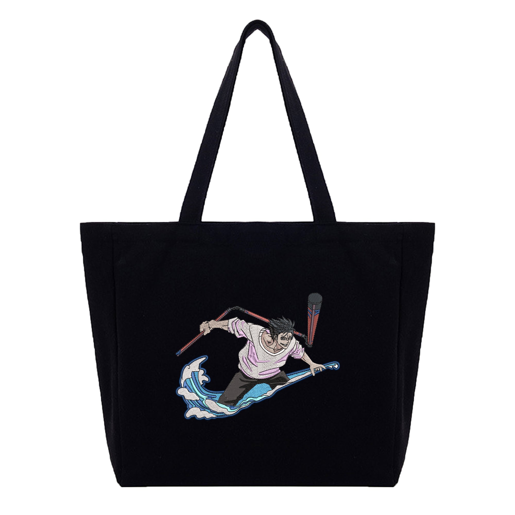 Fushiguro Toji Embroidery Cotton Tote Bag