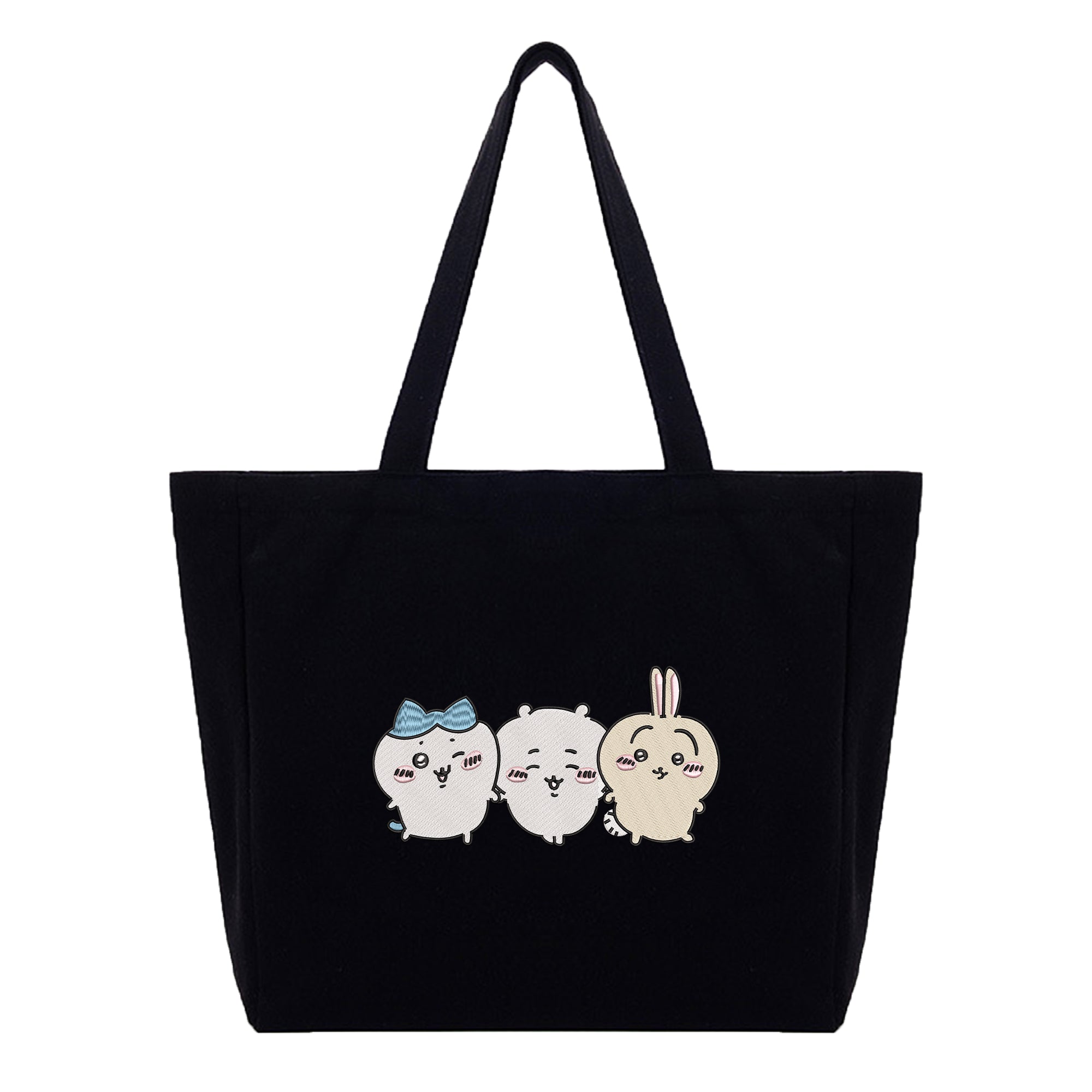 Chiikawa Embroidery Cotton Tote Bag