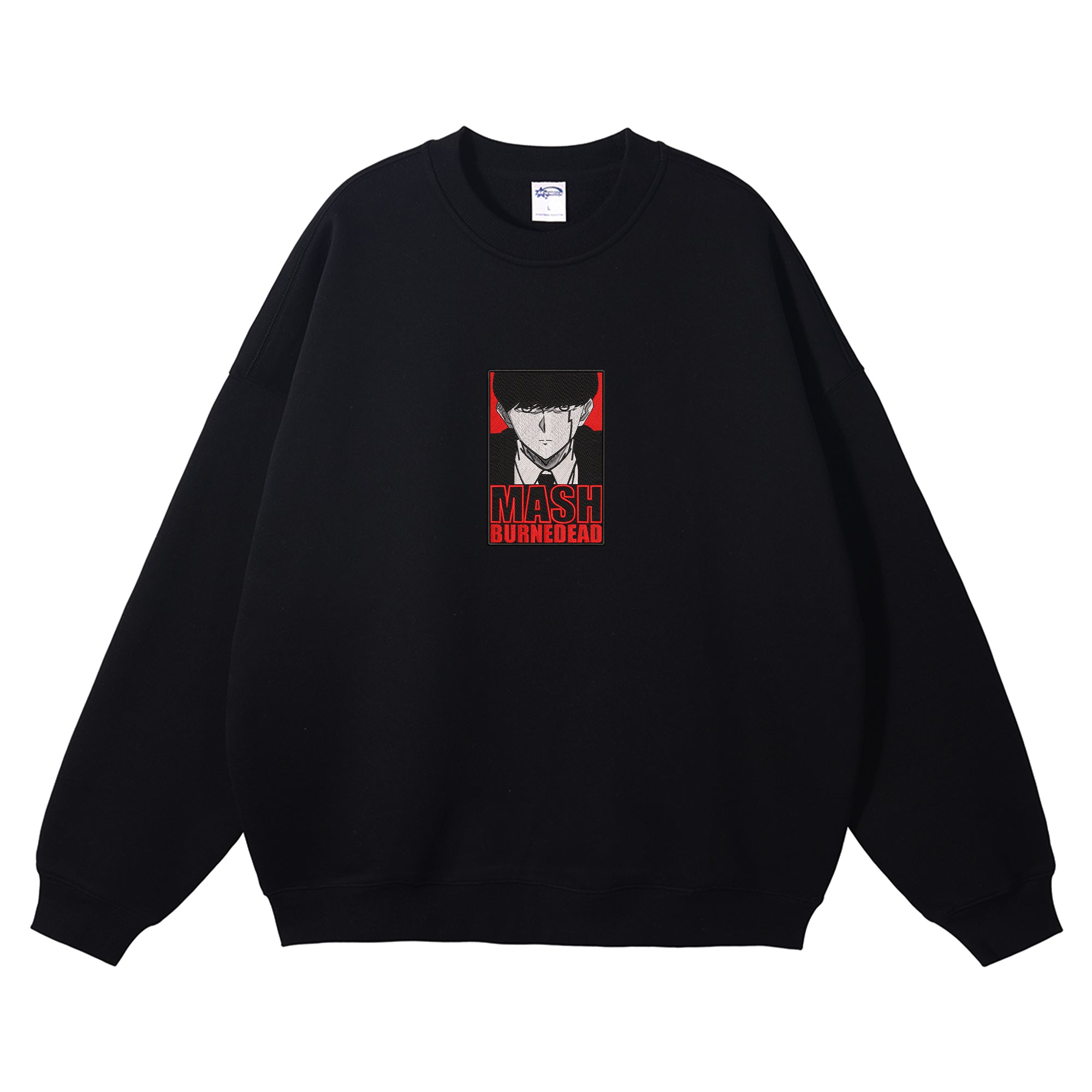 Mash Burnedead Embroidered Crewneck Sweatshirt