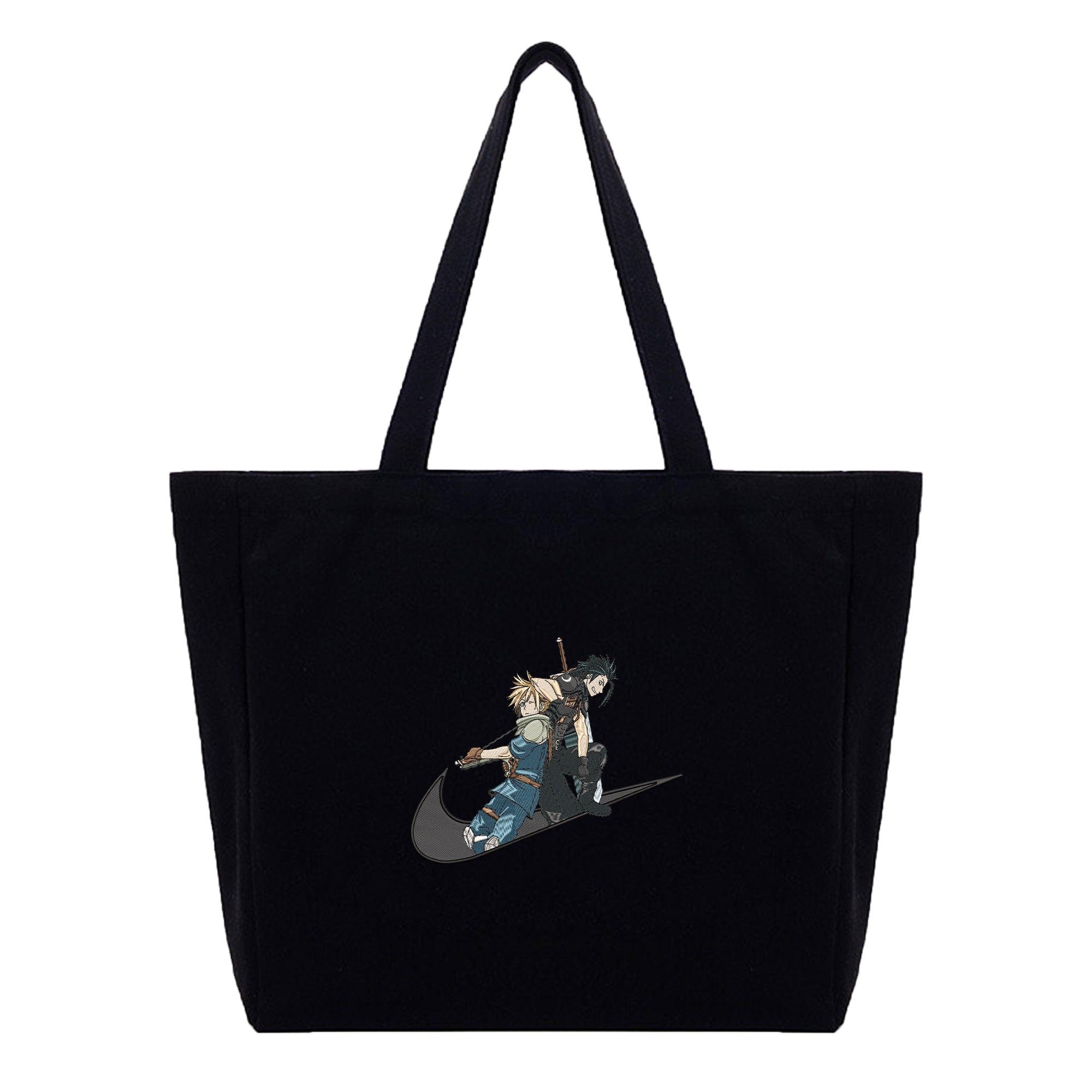 Cloud Zack Embroidery Cotton Tote Bag