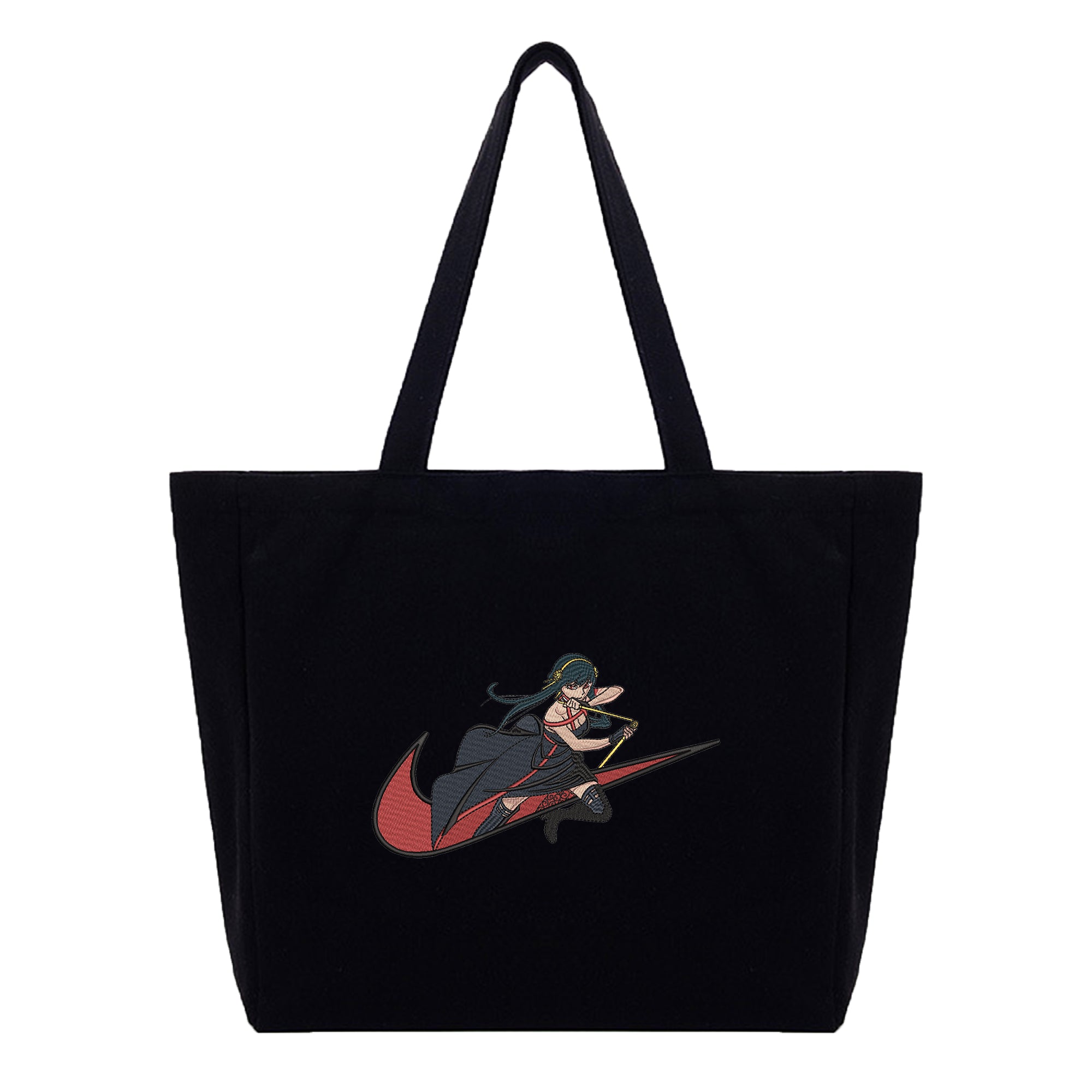 Yor Forger Embroidery Cotton Tote Bag