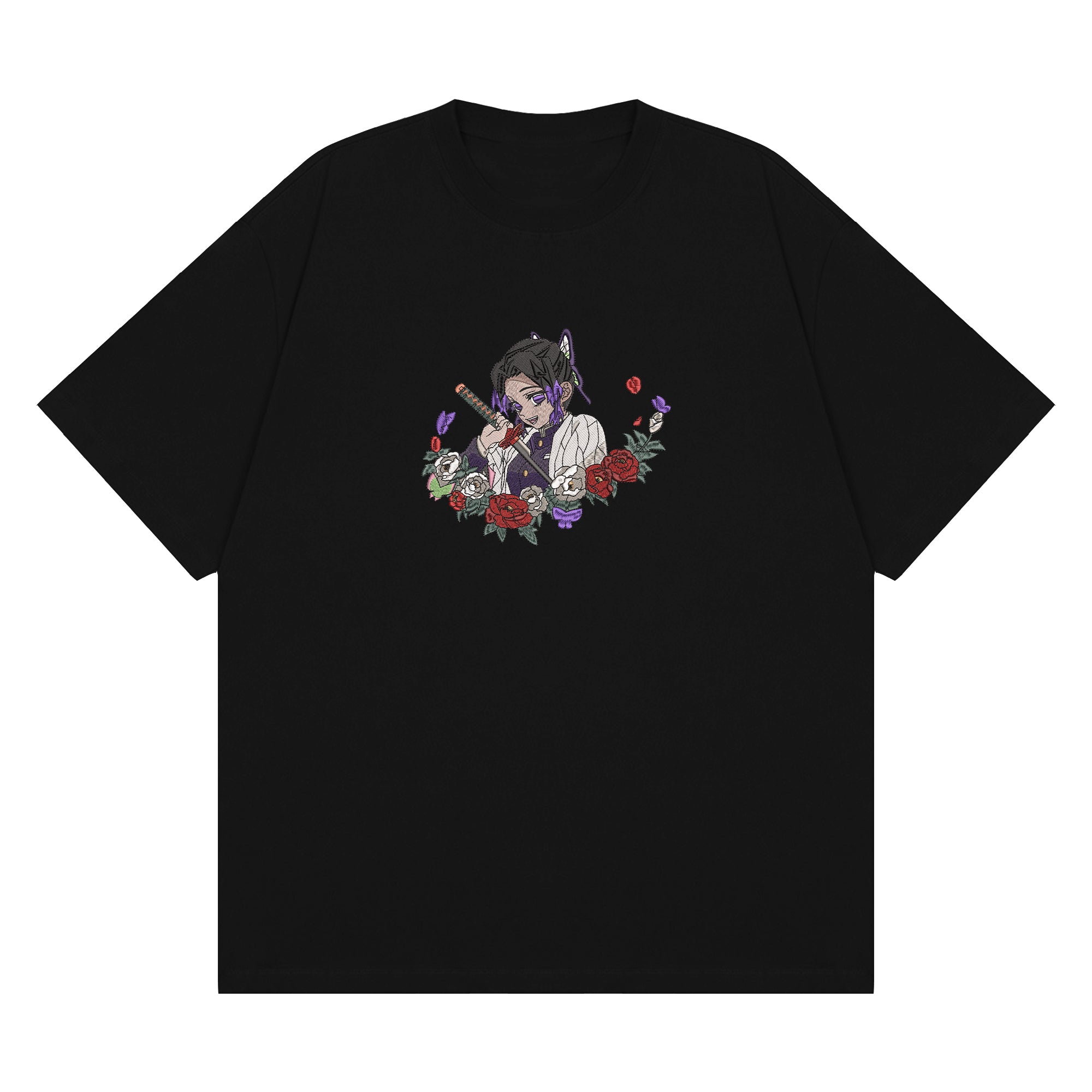 Kochou Shinobu Embroidered T-Shirt